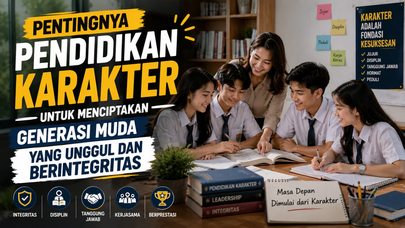 Pentingnya Pendidikan Karakter untuk Menciptakan Generasi Muda yang Unggul dan Berintegritas