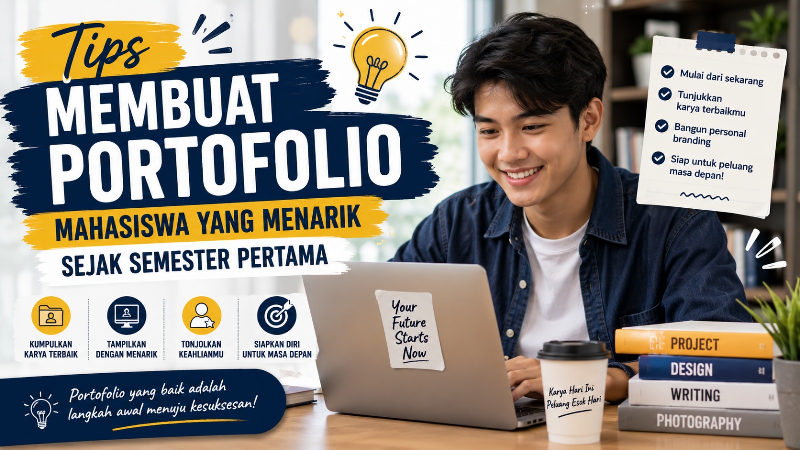 Tips Membuat Portofolio Mahasiswa yang Menarik Sejak Semester Pertama