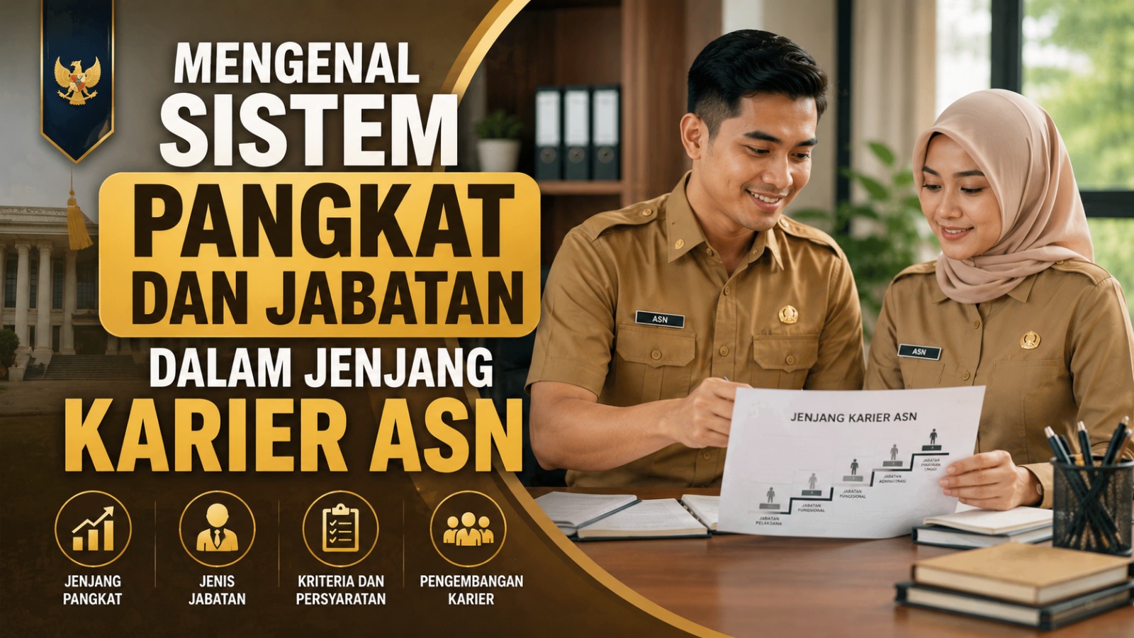 Mengenal Sistem Pangkat dan Jabatan dalam Jenjang Karier ASN