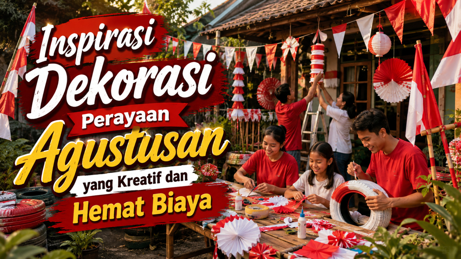 Inspirasi Dekorasi Perayaan Agustusan yang Kreatif dan Hemat Biaya
