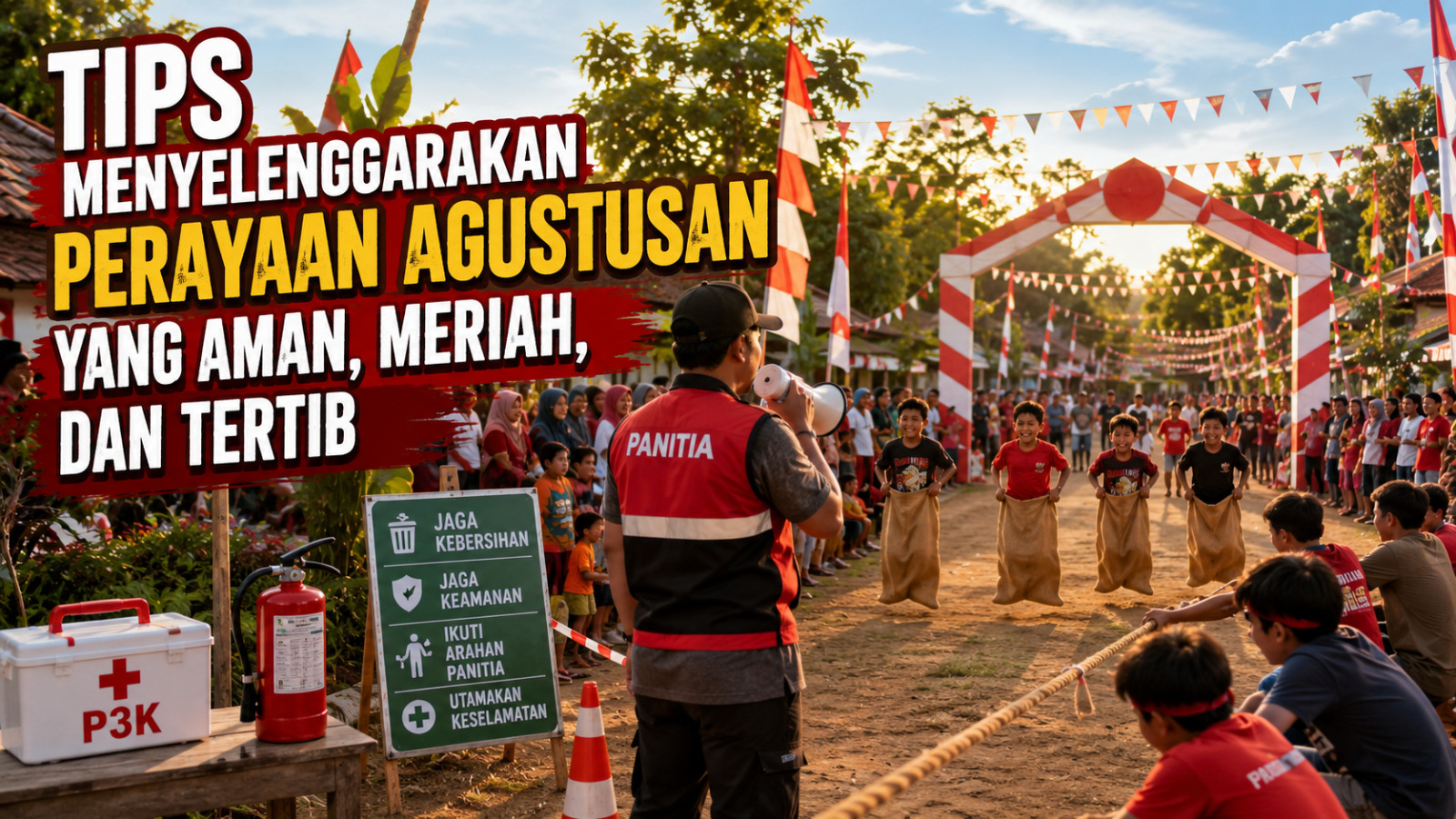 Tips Menyelenggarakan Perayaan Agustusan yang Aman Meriah dan Tertib
