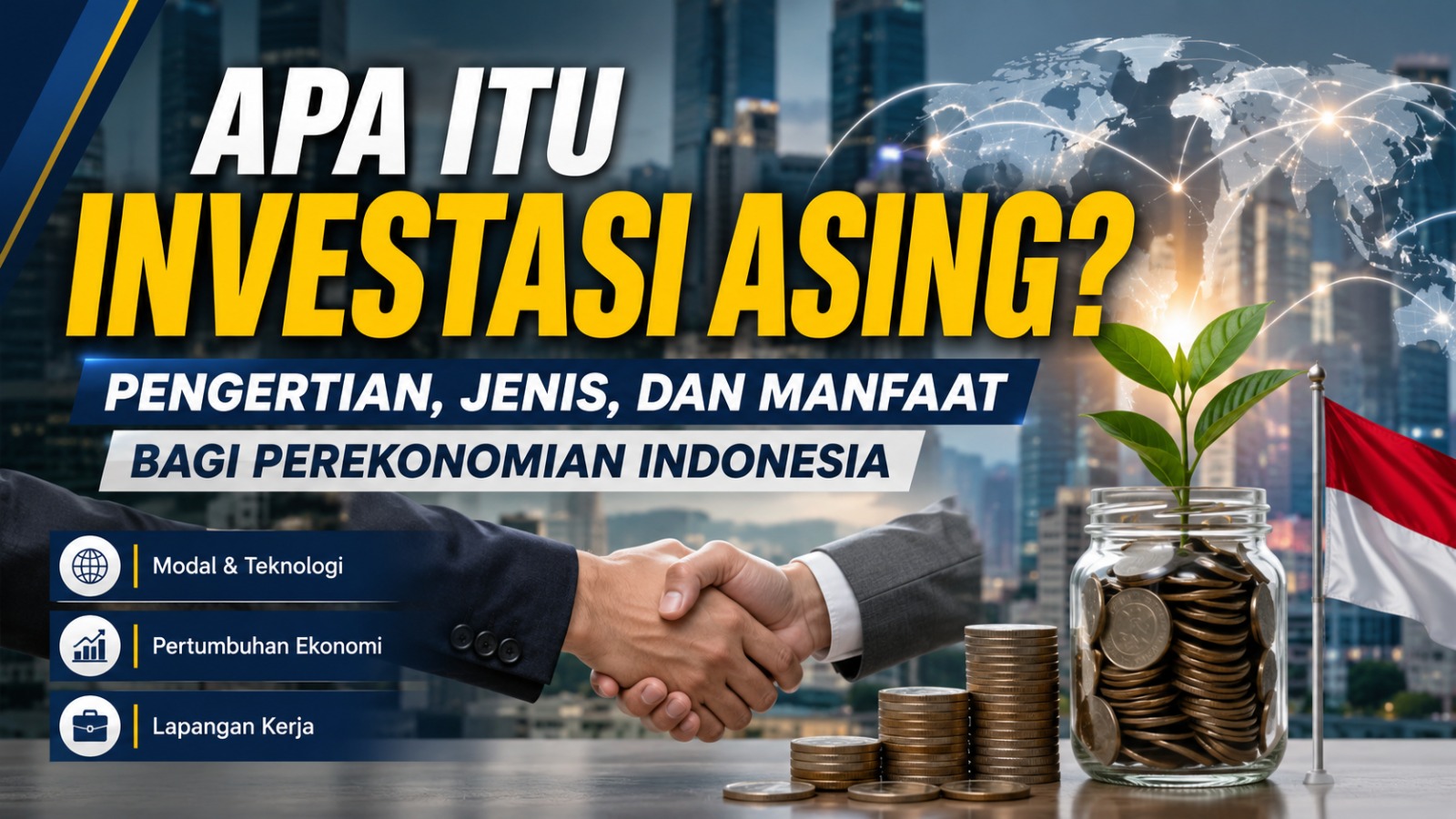 Apa Itu Investasi Asing? Pengertian, Jenis, dan Manfaat bagi Perekonomian Indonesia