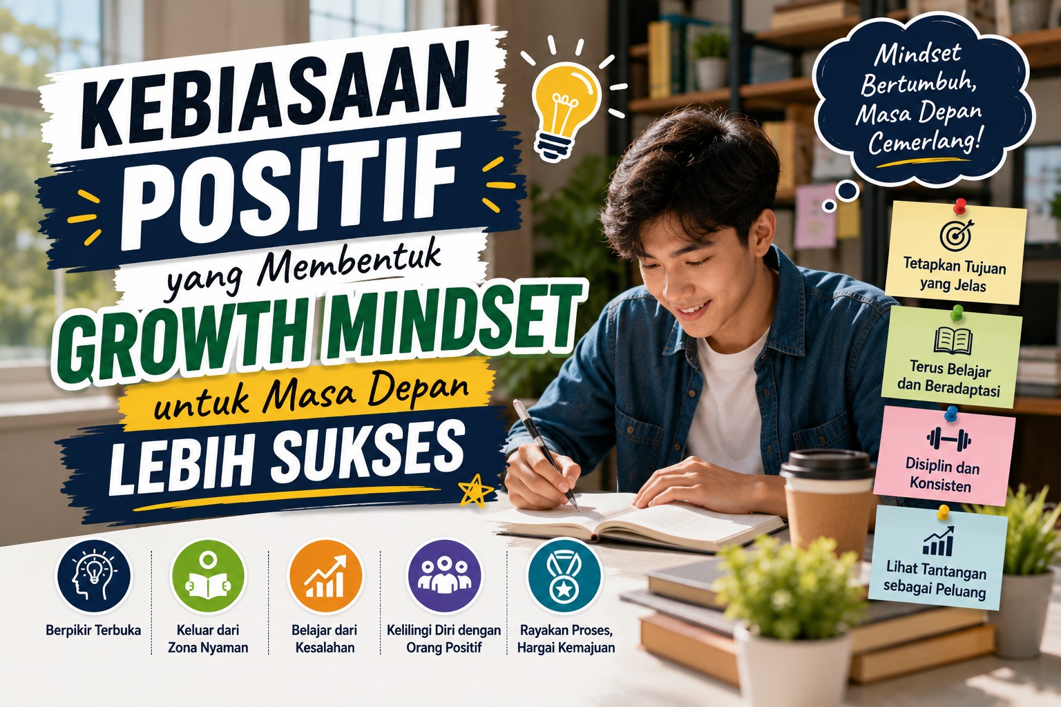 Kebiasaan Positif yang Membentuk Growth Mindset untuk Masa Depan Lebih Sukses