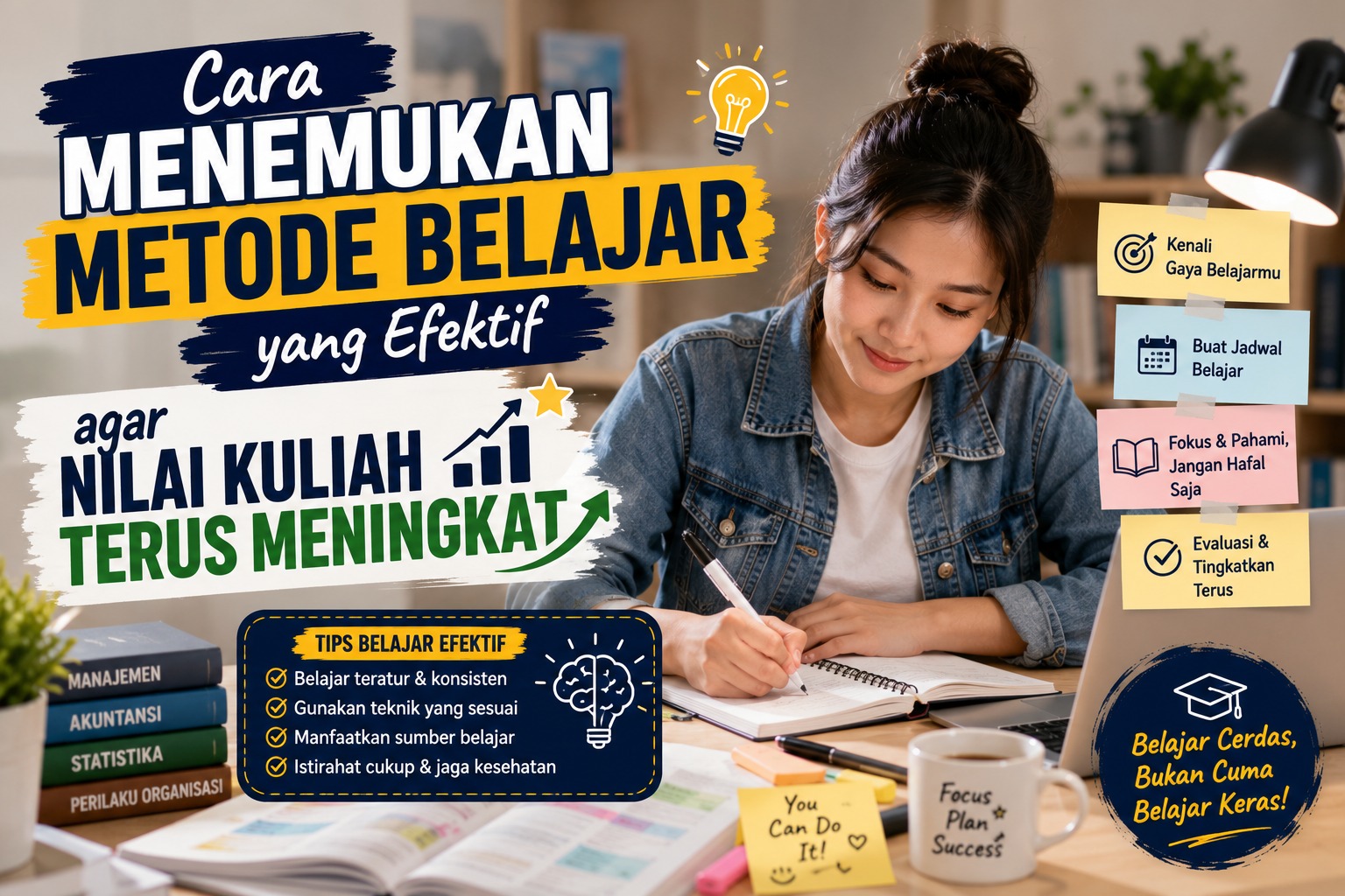 Cara Menemukan Metode Belajar yang Efektif agar Nilai Kuliah Terus Meningkat