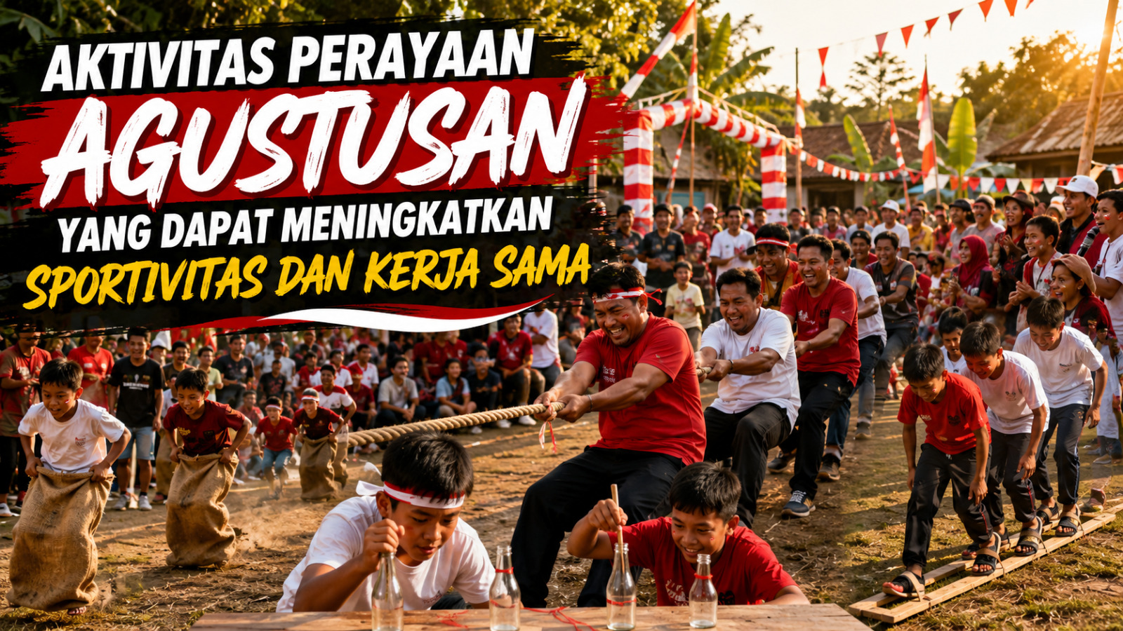 Aktivitas Perayaan Agustusan yang Dapat Meningkatkan Sportivitas dan Kerja Sama
