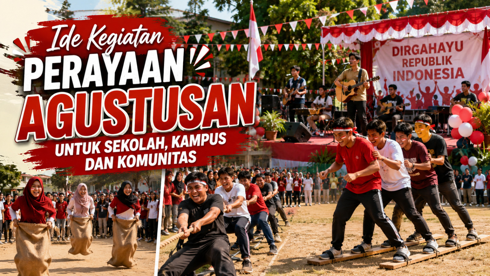 Ide Kegiatan Perayaan Agustusan untuk Sekolah Kampus dan Komunitas
