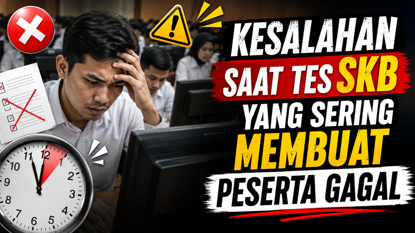Kesalahan Saat Tes SKB yang Sering Membuat Peserta Gagal