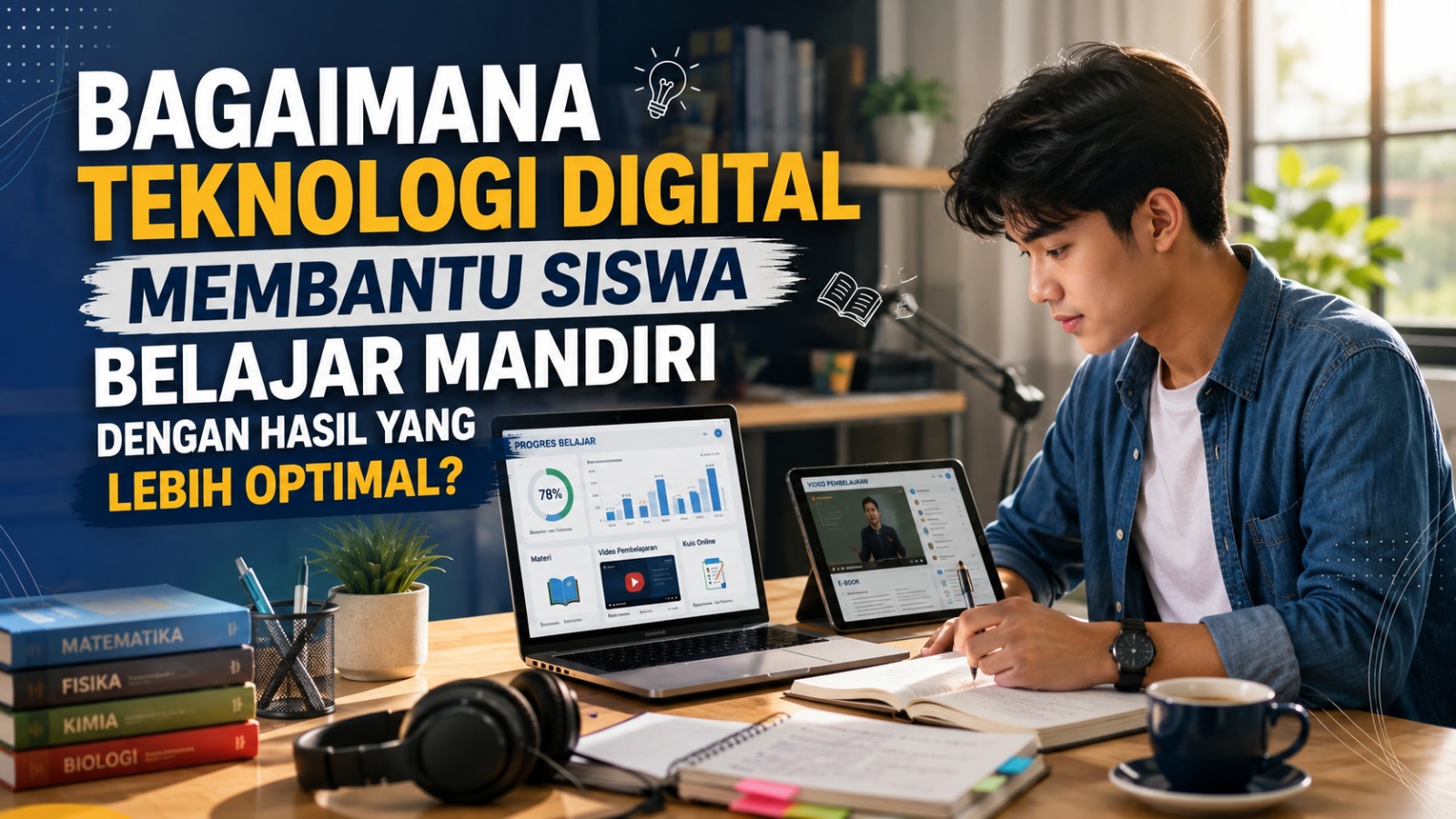 Bagaimana Teknologi Digital Membantu Siswa Belajar Mandiri dengan Hasil yang Lebih Optimal?