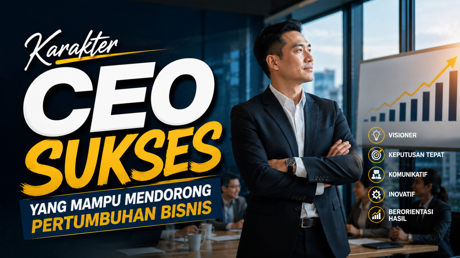 Karakter CEO Sukses yang Mampu Mendorong Pertumbuhan Bisnis
