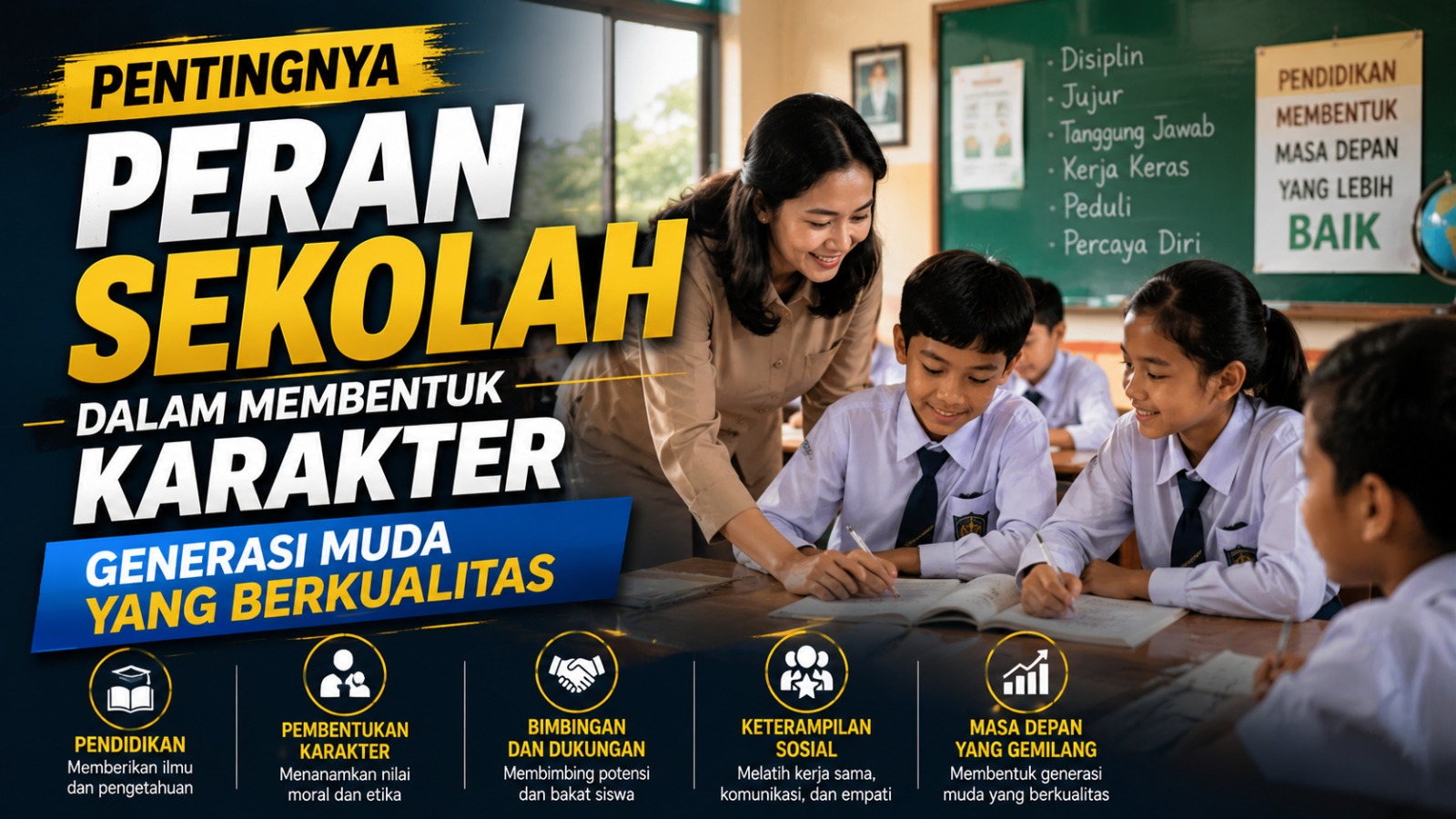 Pentingnya Peran Sekolah dalam Membentuk Karakter Generasi Muda yang Berkualitas
