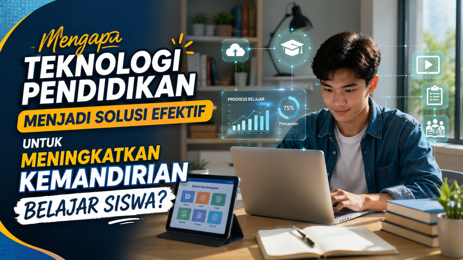 Mengapa Teknologi Pendidikan Menjadi Solusi Efektif untuk Meningkatkan Kemandirian Belajar Siswa?