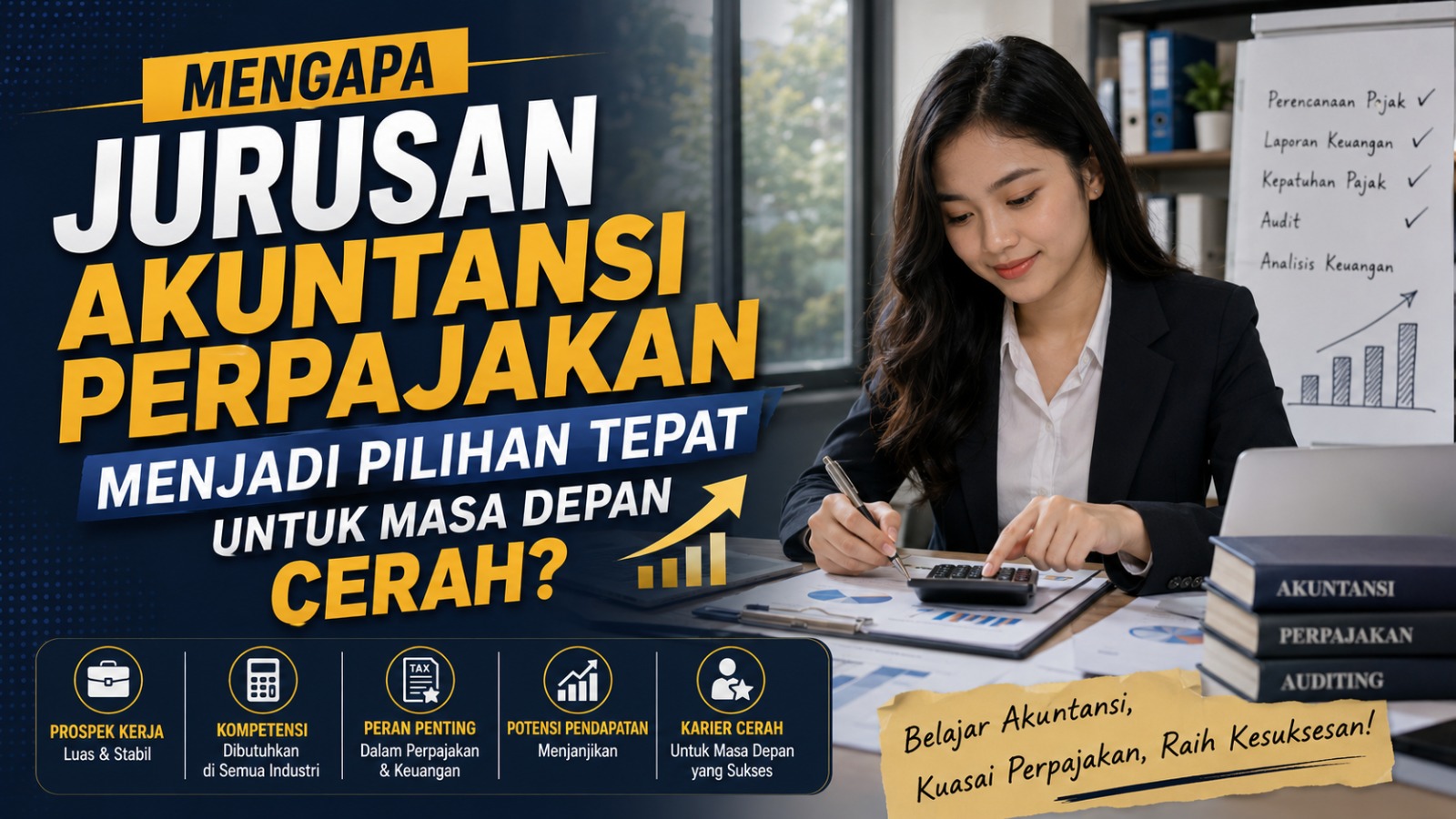Mengapa Jurusan Akuntansi Perpajakan Menjadi Pilihan Tepat untuk Masa Depan Cerah?