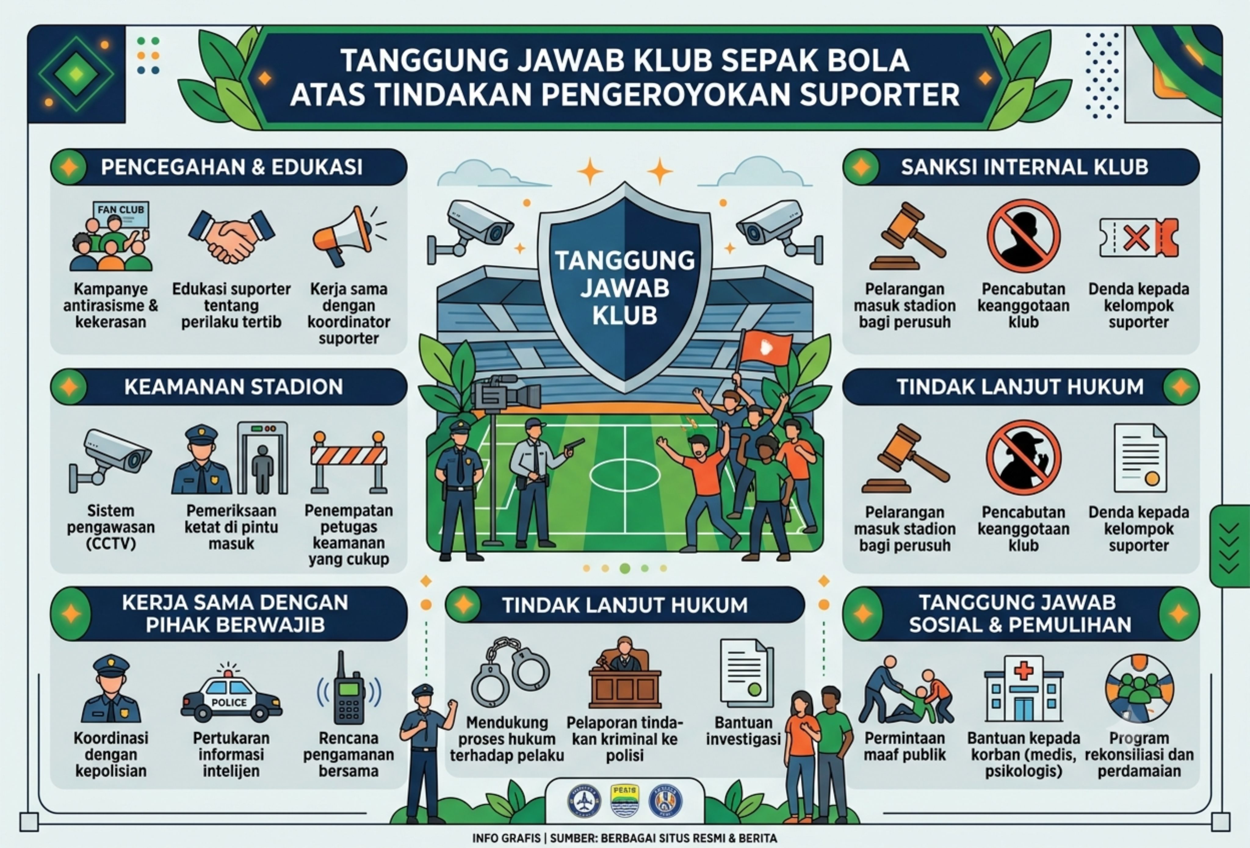 Tanggung Jawab Klub Sepak Bola atas Tindakan Pengeroyokan yang Dilakukan Suporter