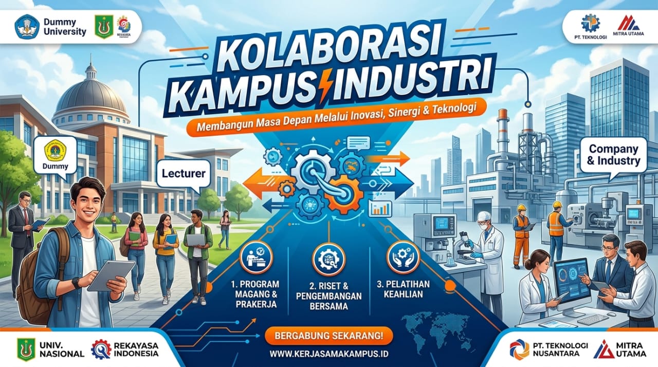 Mengapa Kolaborasi Kampus Industri Menjadi Kunci Inovasi dan Daya Saing?