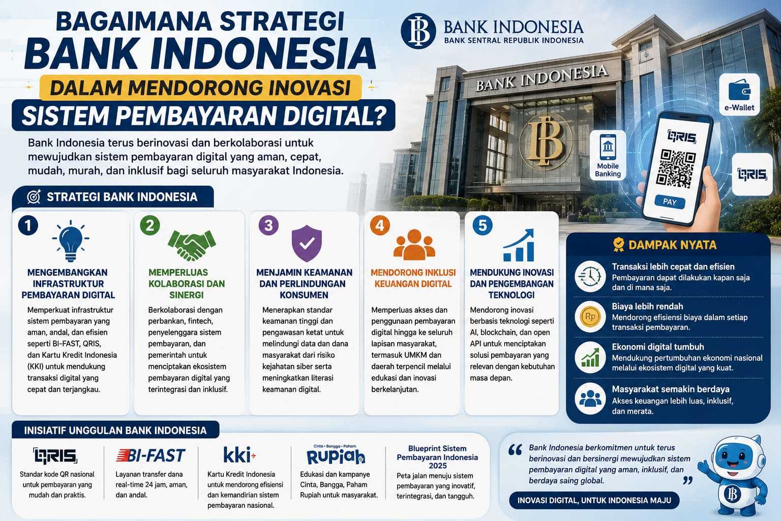 Bagaimana Strategi Bank Indonesia Dalam Mendorong Inovasi Sistem Pembayaran Digital?