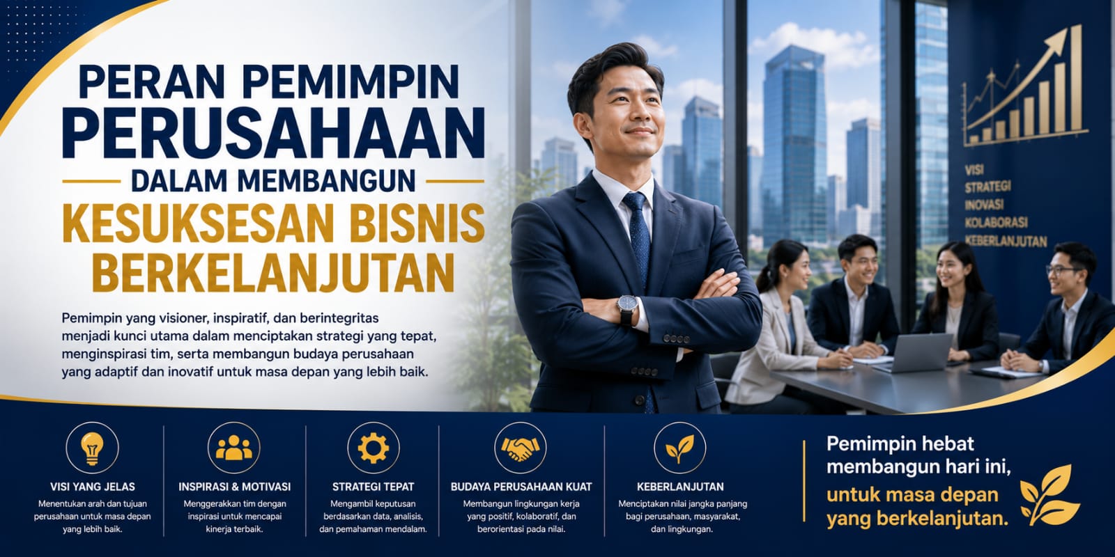 Peran Pemimpin Perusahaan Dalam Membangun Kesuksesan Bisnis Berkelanjutan?
