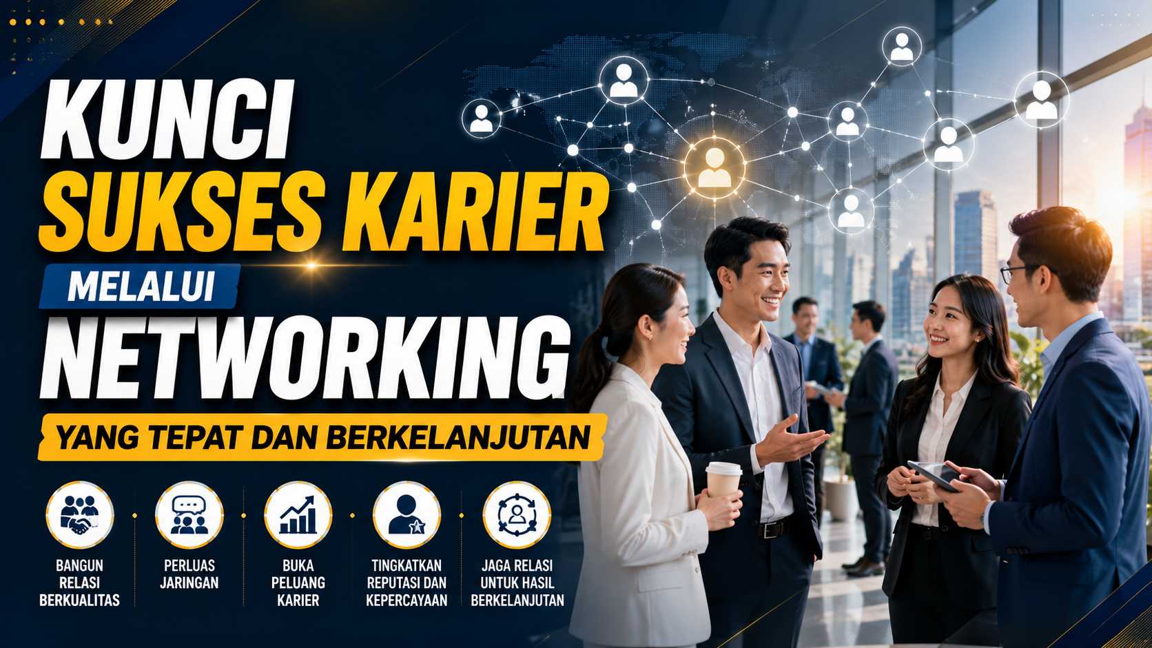 Kunci Sukses Karier Melalui Networking yang Tepat dan Berkelanjutan
