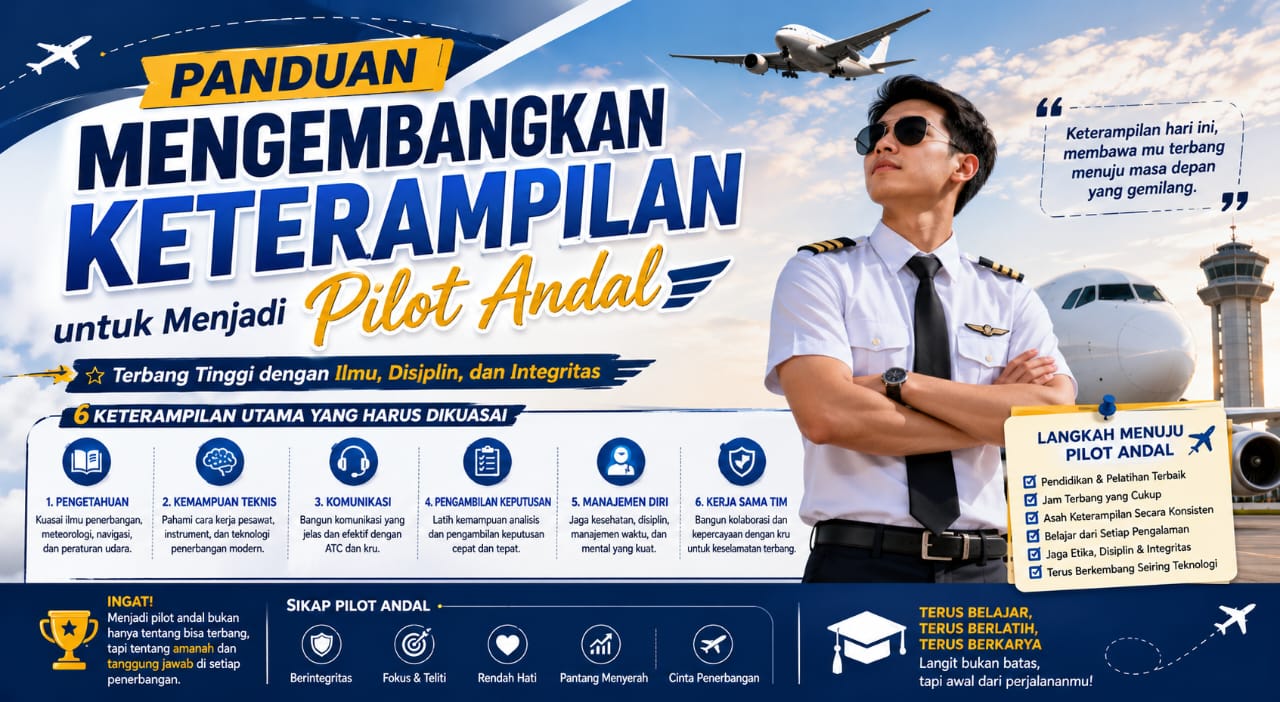 Panduan Mengembangkan Keterampilan untuk Menjadi Pilot Andal