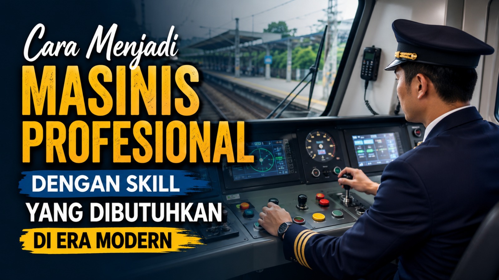 Cara Menjadi Masinis Profesional dengan Skill yang Dibutuhkan di Era Modern
