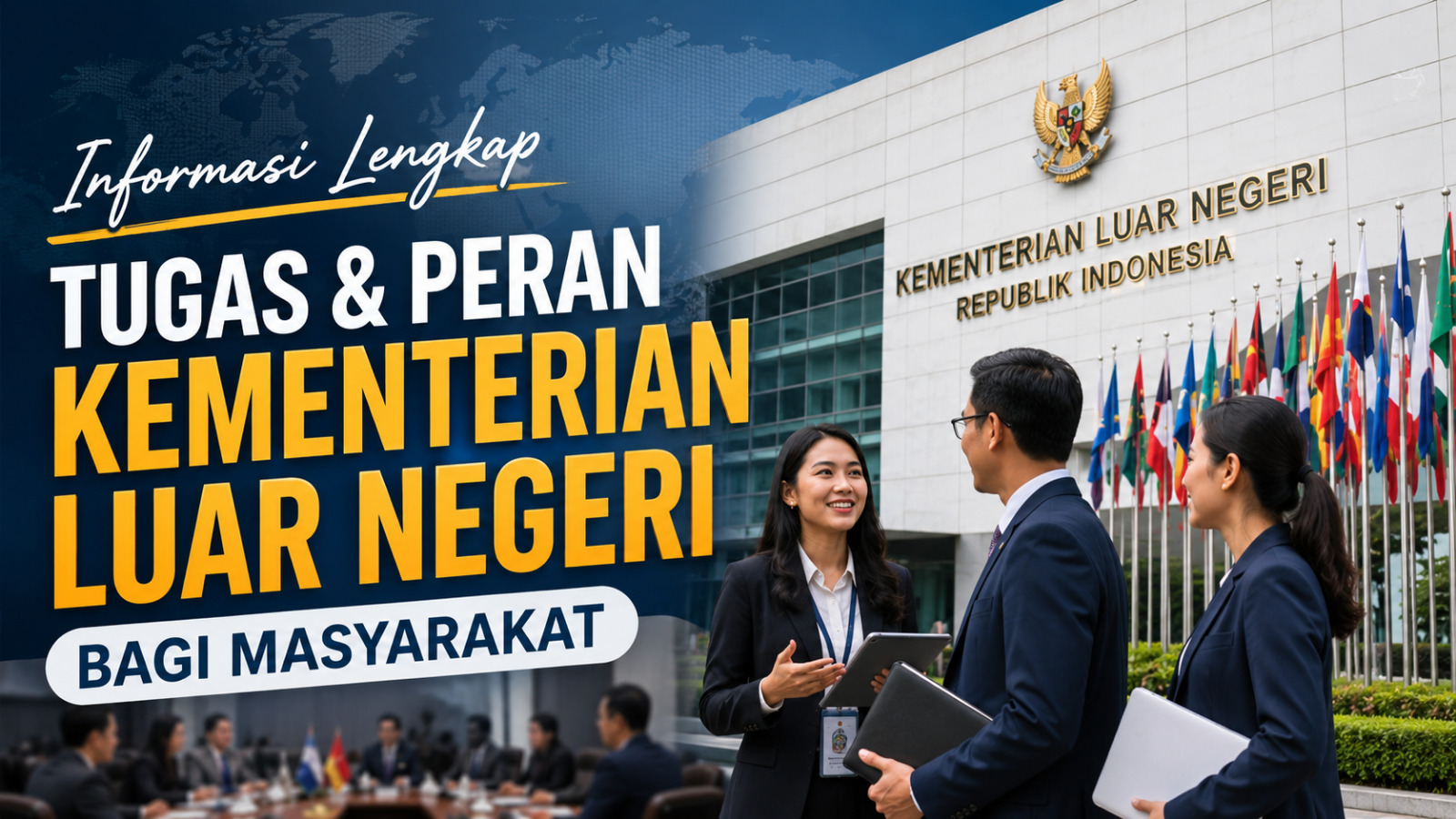 Informasi Lengkap Tugas Dan Peran Kementerian Luar Negeri Bagi Masyarakat