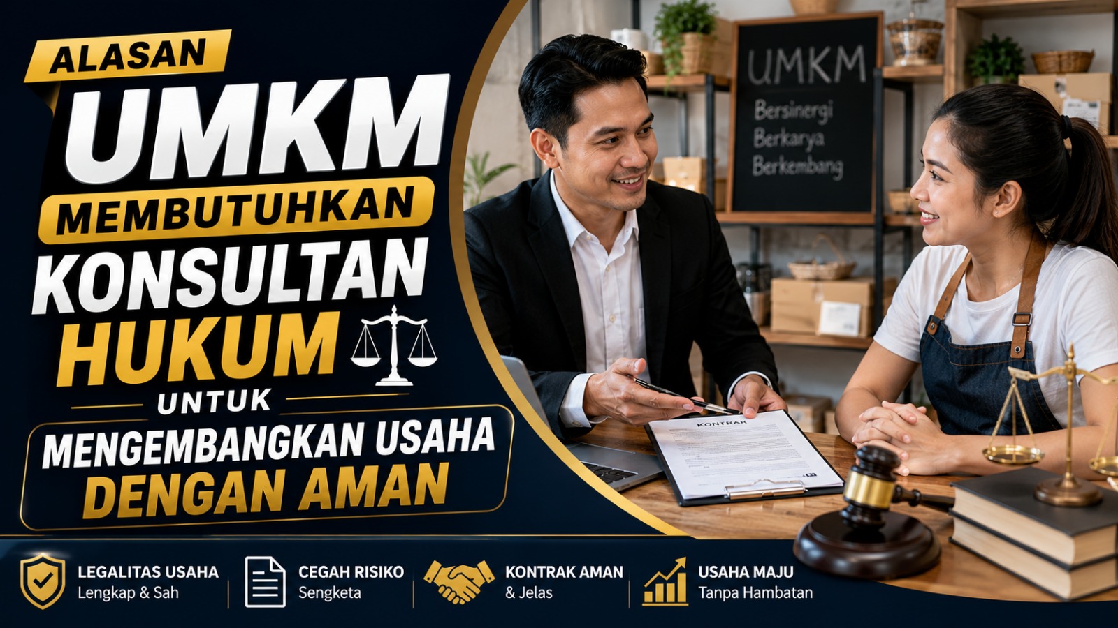 Alasan UMKM Membutuhkan Konsultan Hukum untuk Mengembangkan Usaha dengan Aman