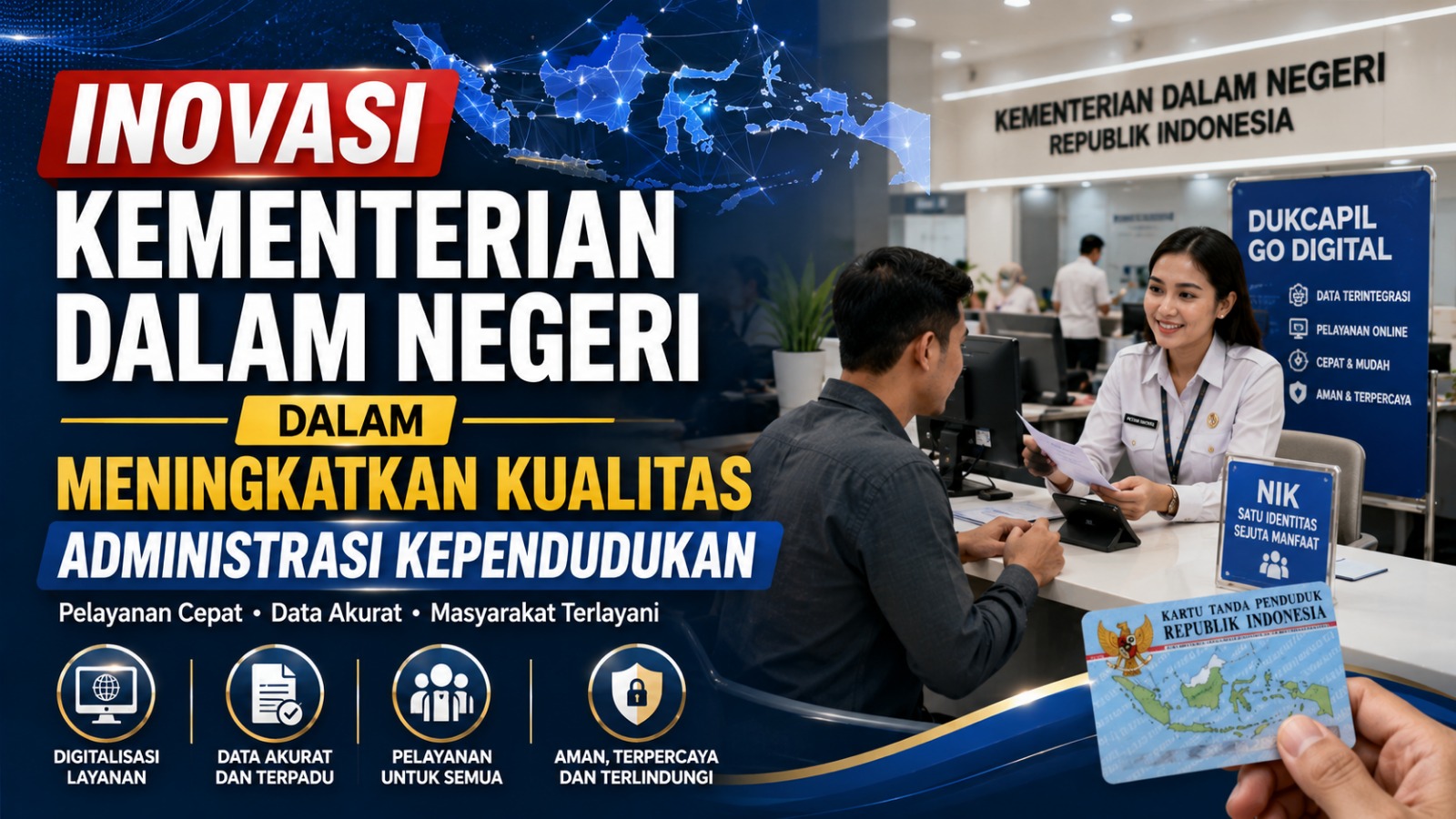 Inovasi Kementerian Dalam Negeri dalam Meningkatkan Kualitas Administrasi Kependudukan