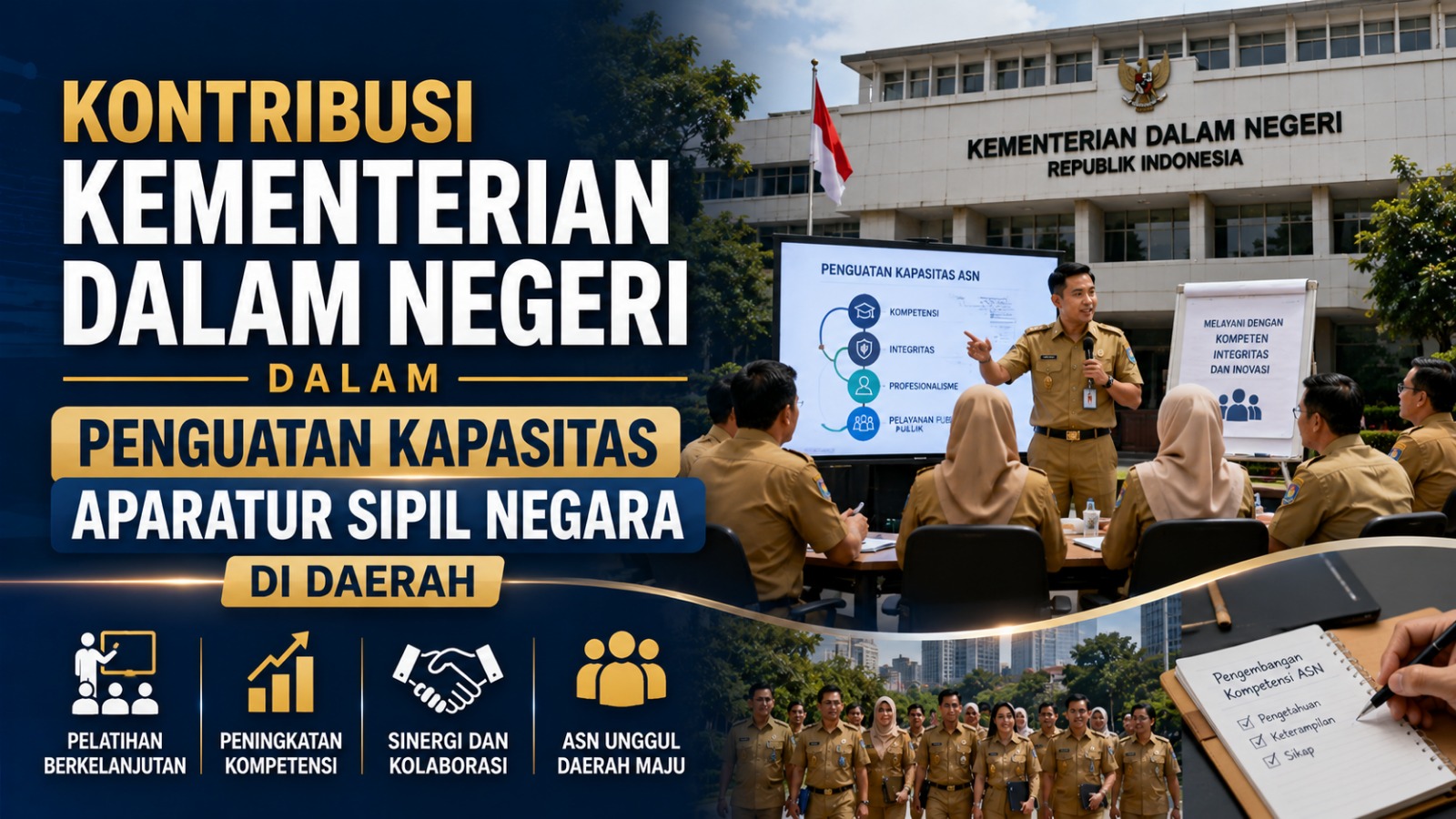 Kontribusi Kementerian Dalam Negeri dalam Penguatan Kapasitas Aparatur Sipil Negara di Daerah