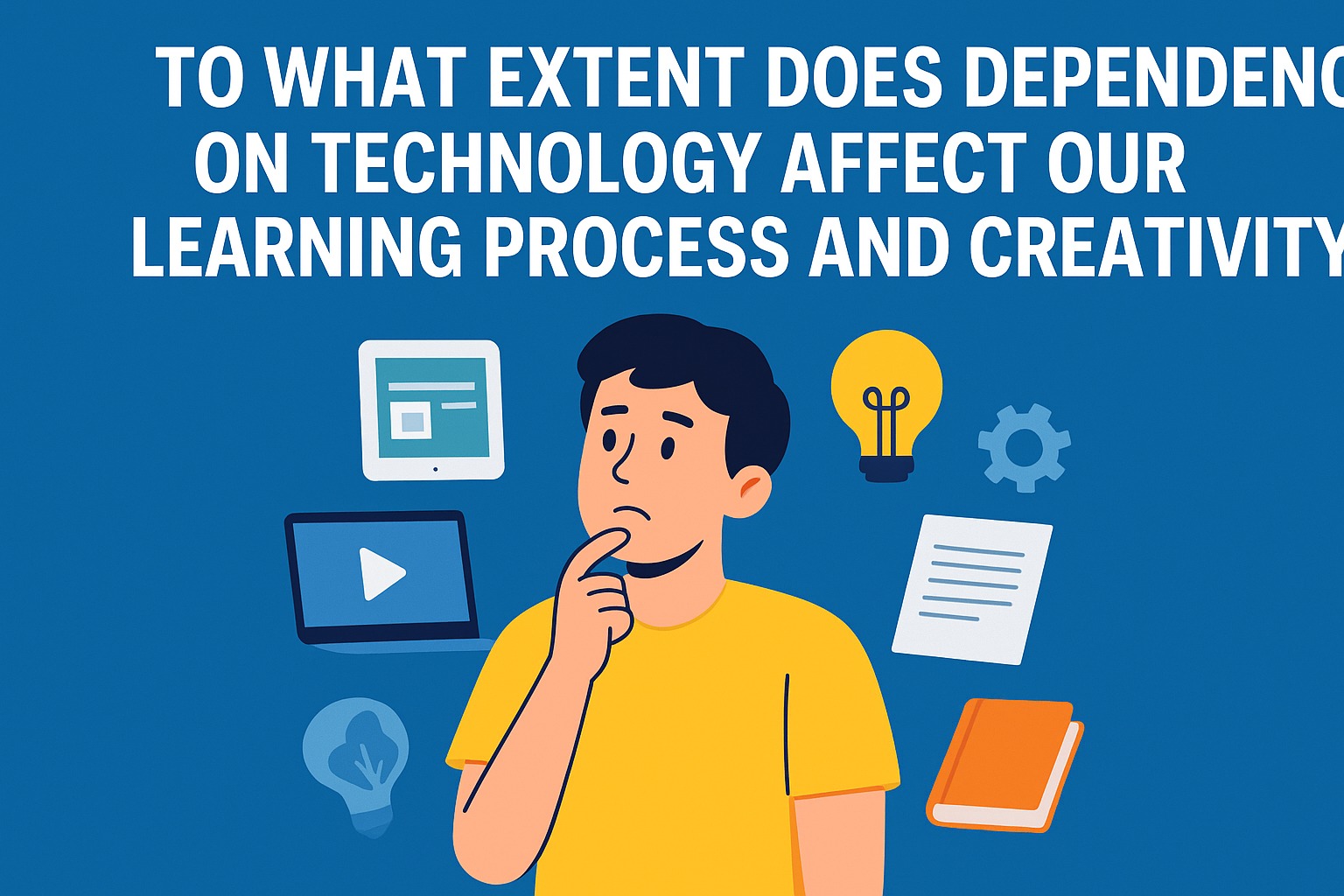 To What Extent Does Dependence on Technology Affect Our Learning Process and Creativity?