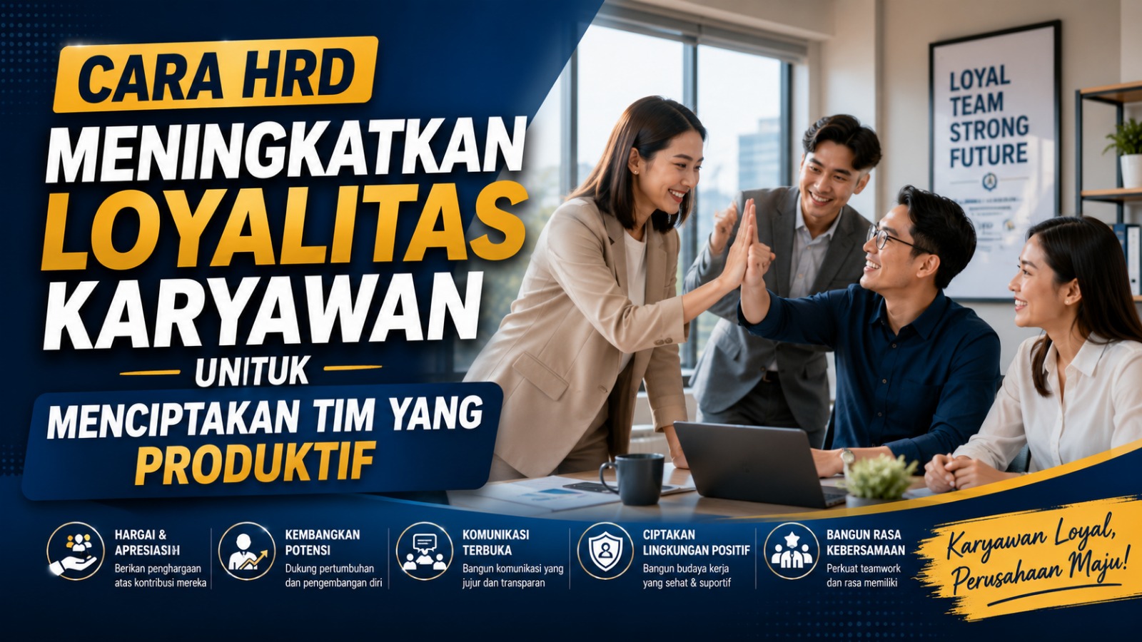 Cara HRD Meningkatkan Loyalitas Karyawan untuk Menciptakan Tim yang Produktif