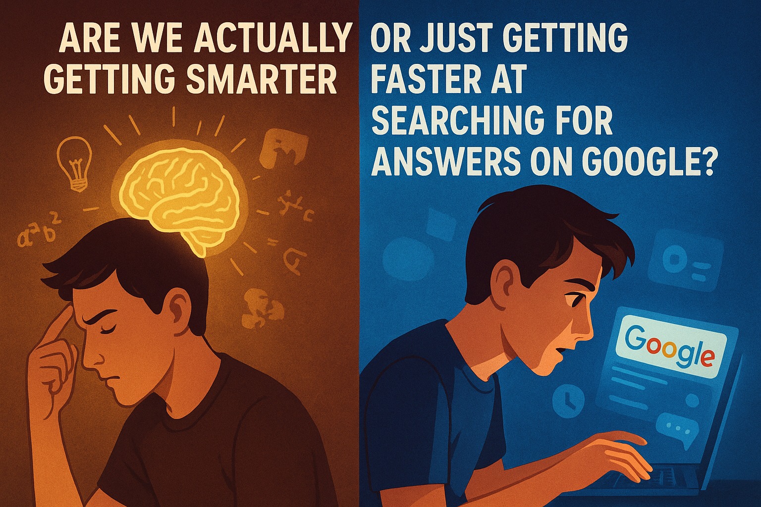 Are We Actually Getting Smarter or Just Getting Faster at Searching for Answers on Google?