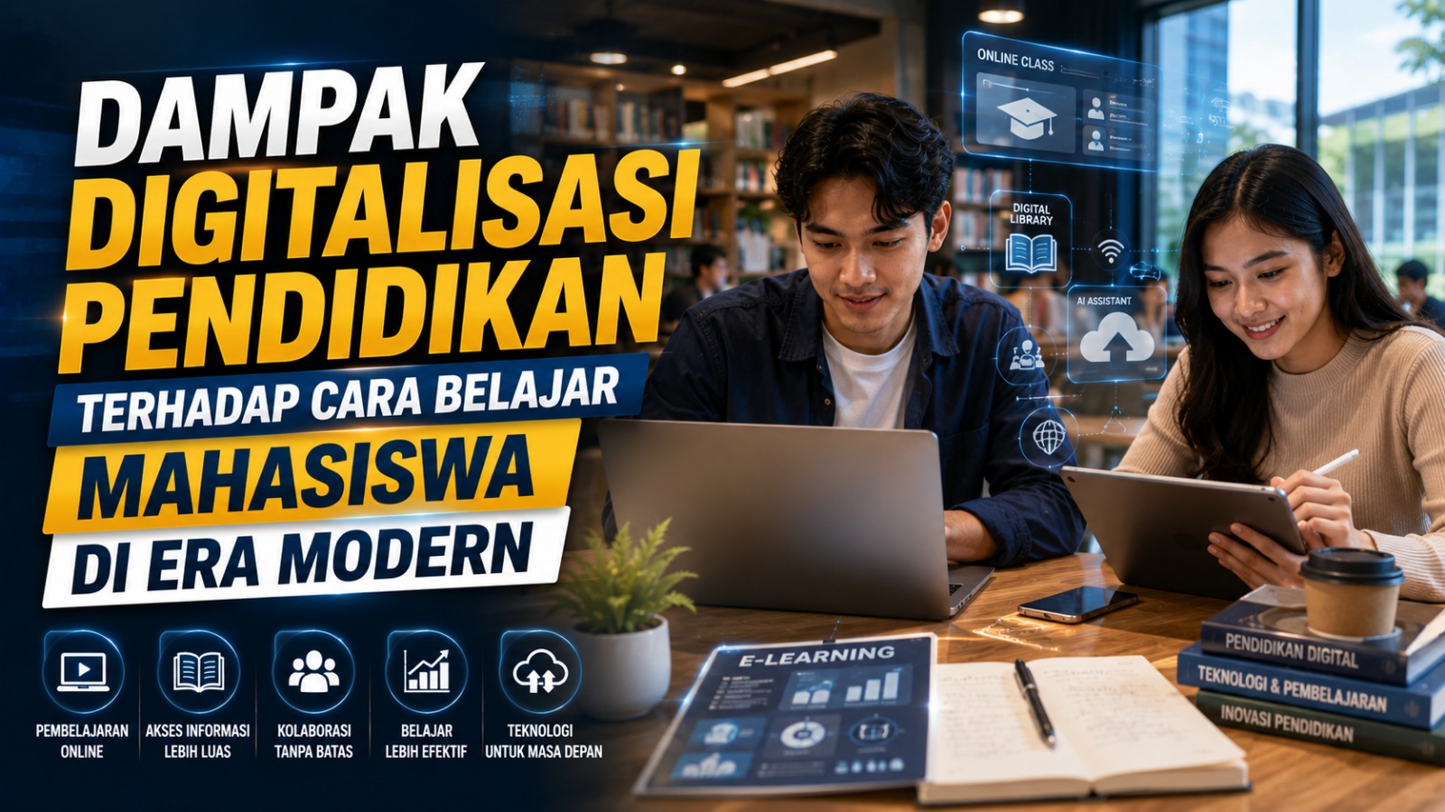 Dampak Digitalisasi Pendidikan terhadap Cara Belajar Mahasiswa di Era Modern