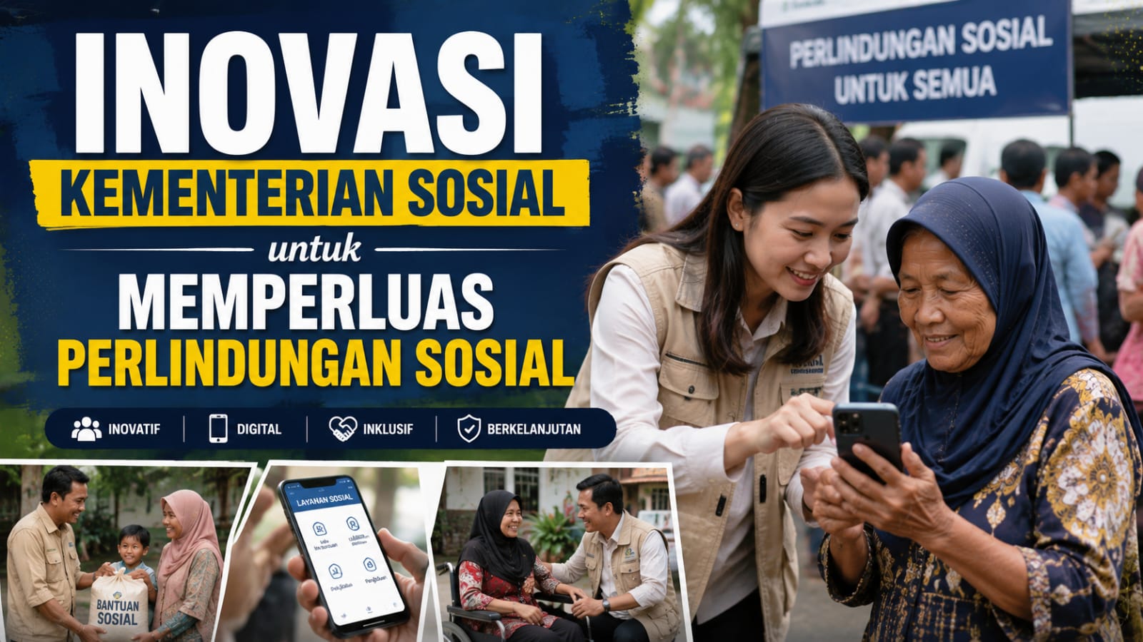 Inovasi Kementerian Sosial untuk Memperluas Perlindungan Sosial