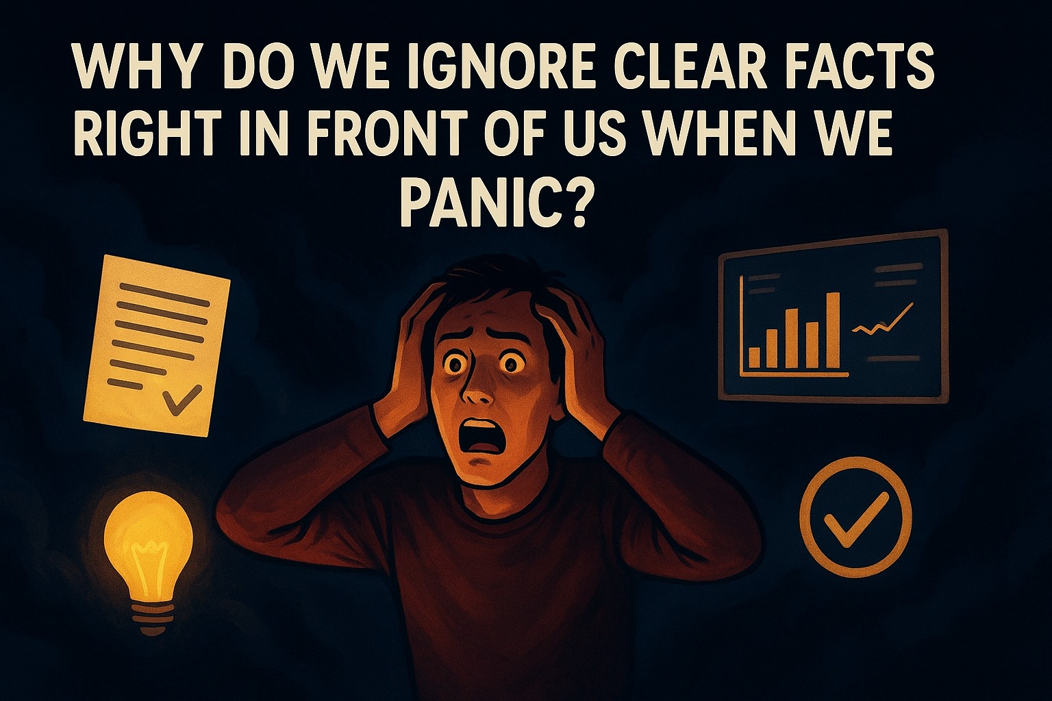 Why Do We Ignore Clear Facts Right in Front of Us When We Panic?