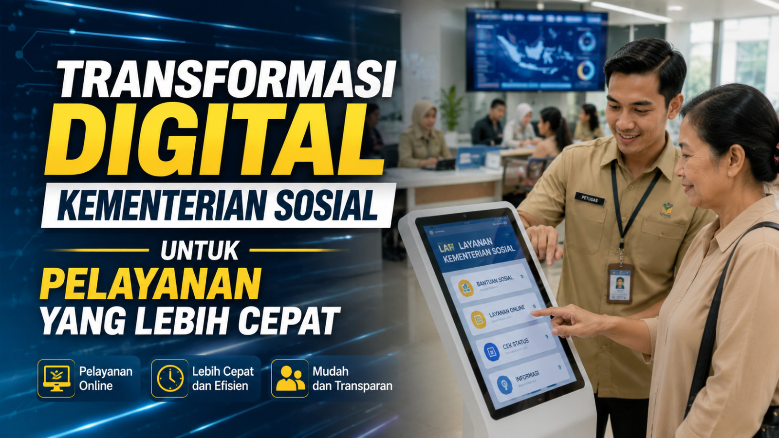 Transformasi Digital Kementerian Sosial untuk Pelayanan yang Lebih Cepat