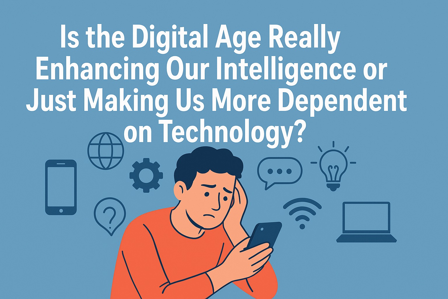 Does the Digital Era Truly Enhance Our Intelligence or Simply Make Us More Dependent on Technology?