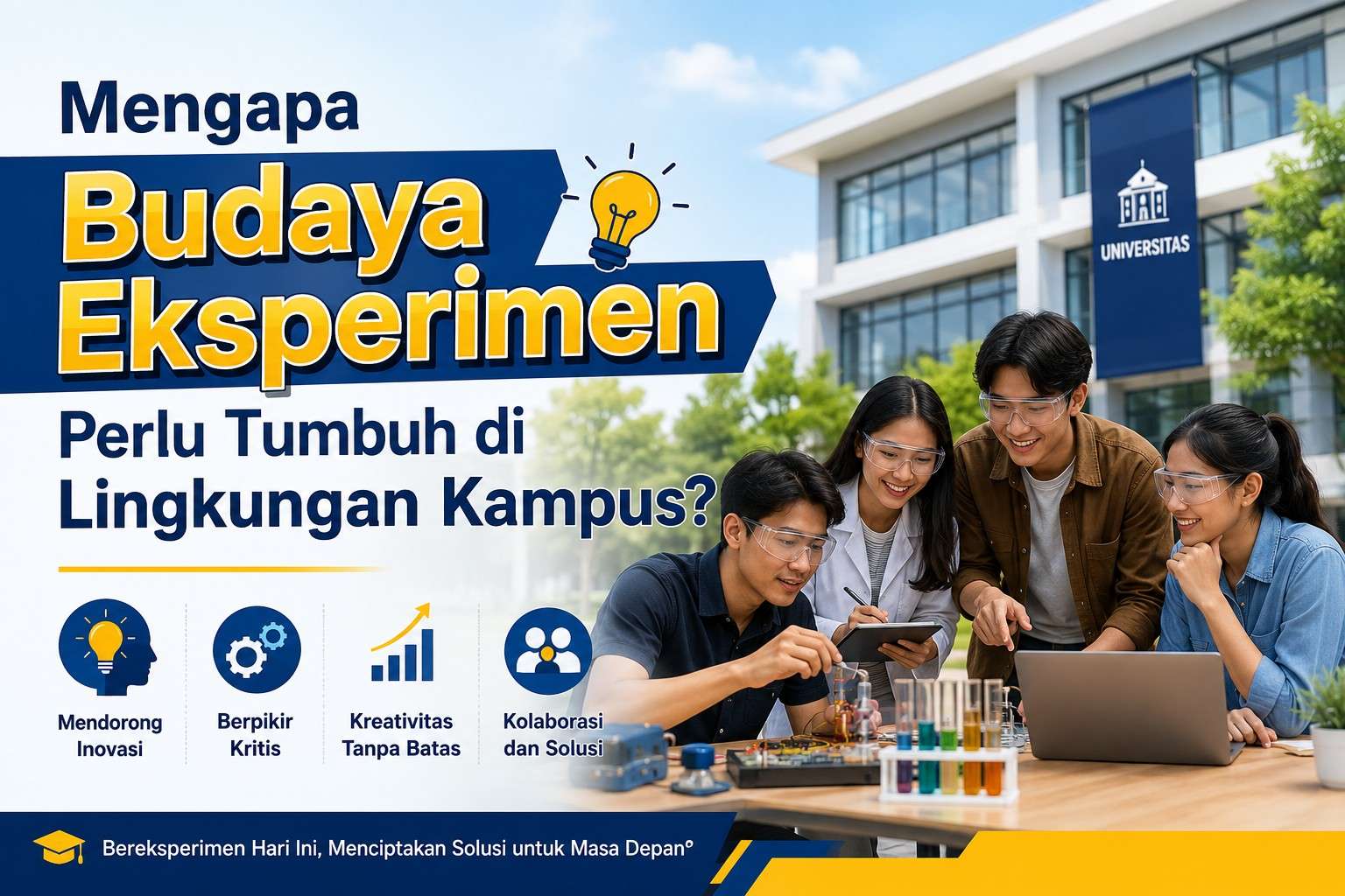 Mengapa Budaya Eksperimen Perlu Tumbuh di Lingkungan Kampus?