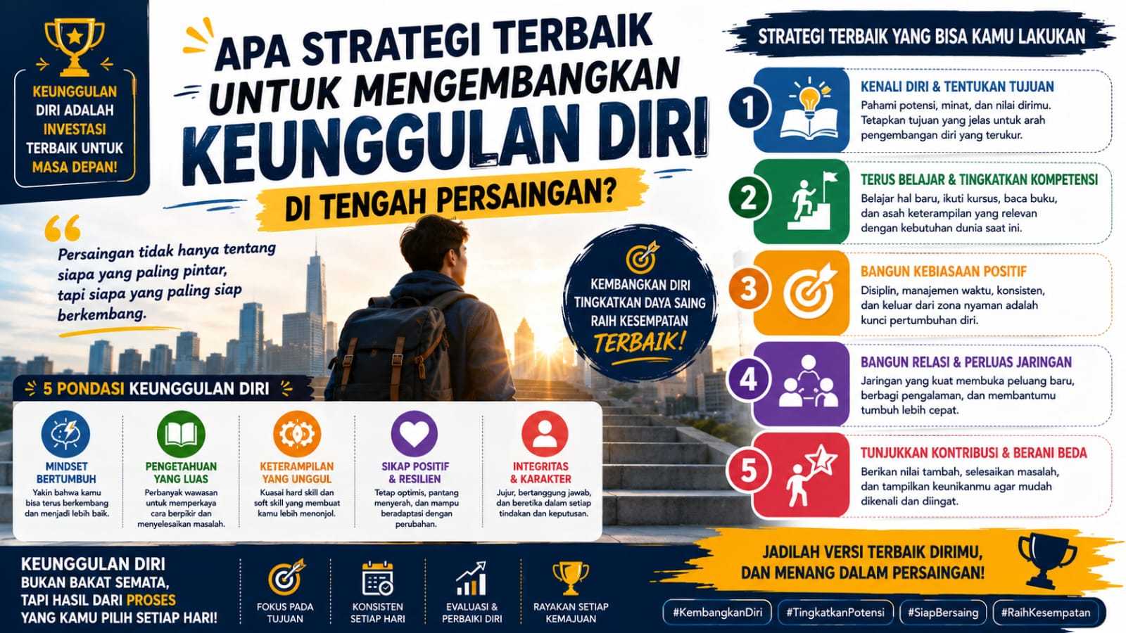 Apa Strategi Terbaik untuk Mengembangkan Keunggulan Diri di Tengah Persaingan?