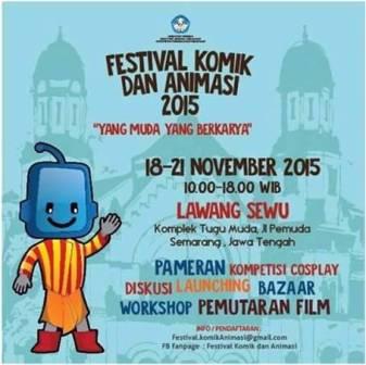 STEKOM Mengikuti Festival Komik dan Animasi