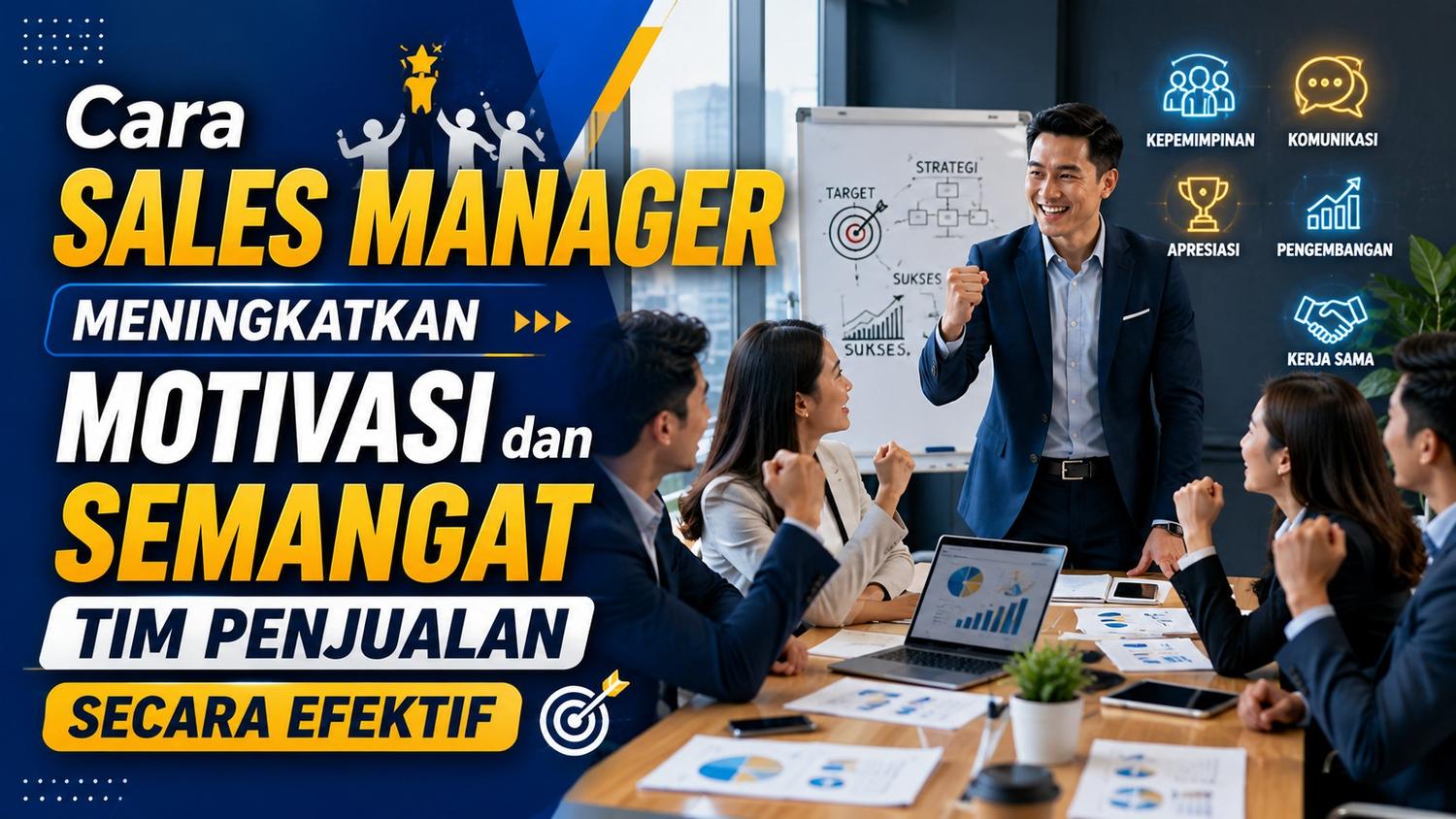 Cara Sales Manager Meningkatkan Motivasi dan Semangat Tim Penjualan Secara Efektif