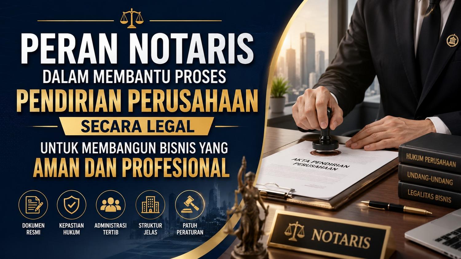 Peran Notaris Dalam Membantu Proses Pendirian Perusahaan Secara Legal untuk Membangun Bisnis yang Aman dan Profesional