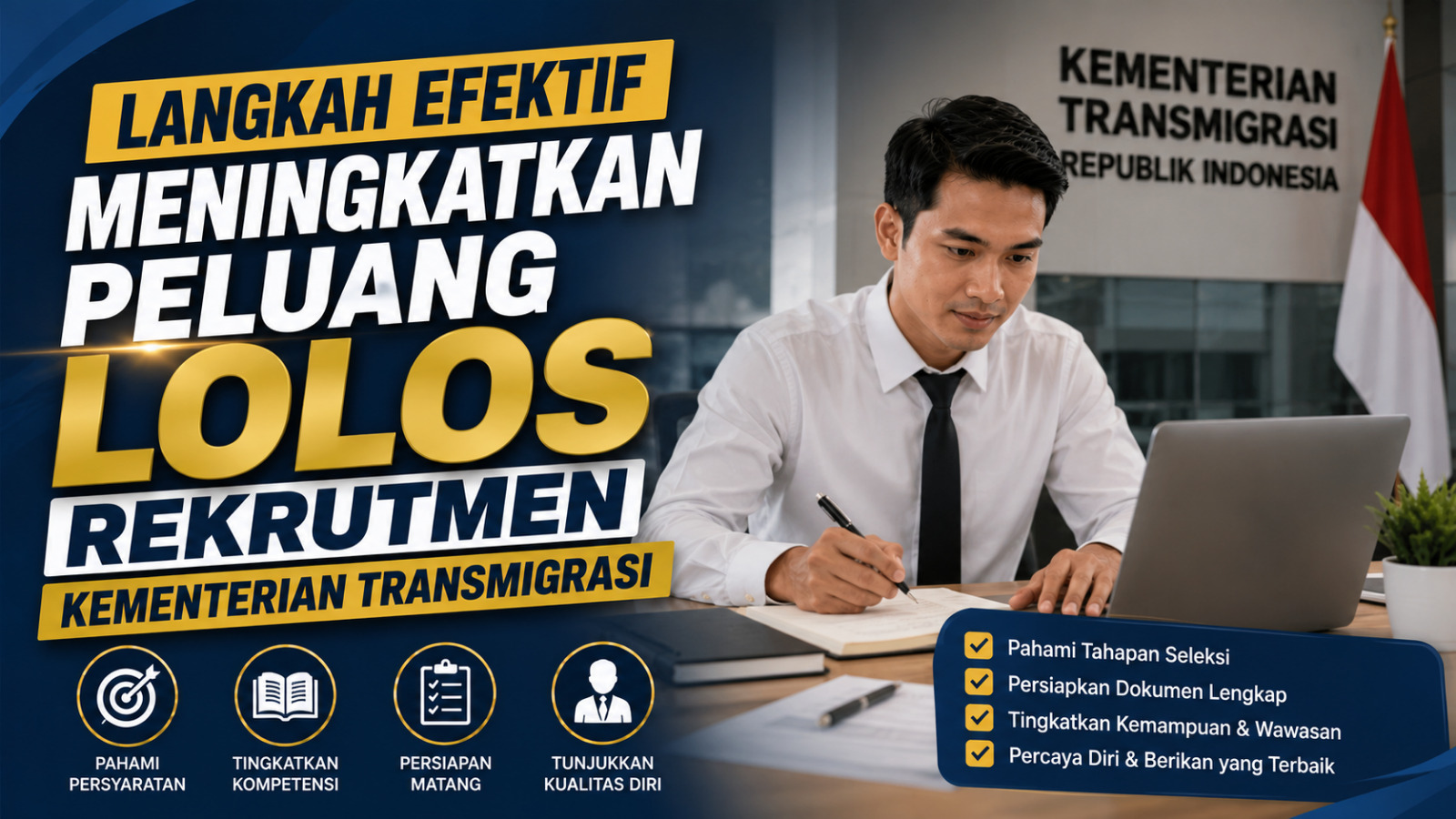 Langkah Efektif Meningkatkan Peluang Lolos Rekrutmen Kementerian Transmigrasi