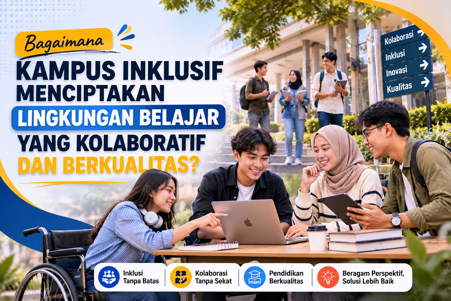 Bagaimana Kampus Inklusif Menciptakan Lingkungan Belajar yang Kolaboratif dan Berkualitas?