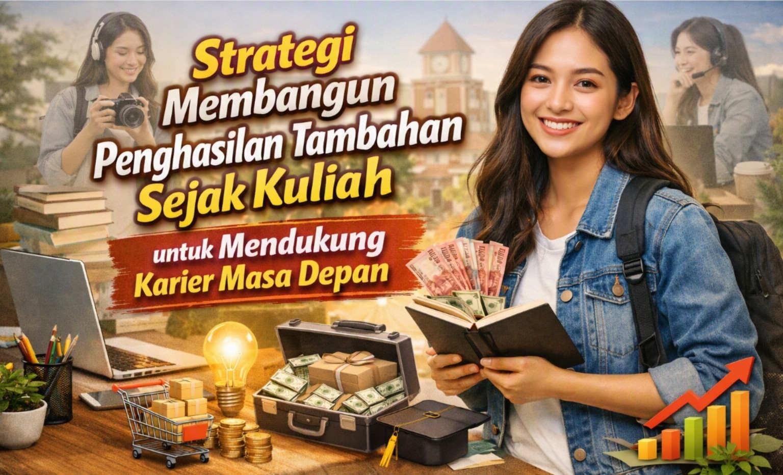 Strategi Membangun Penghasilan Tambahan Sejak Kuliah untuk Mendukung Karier Masa Depan