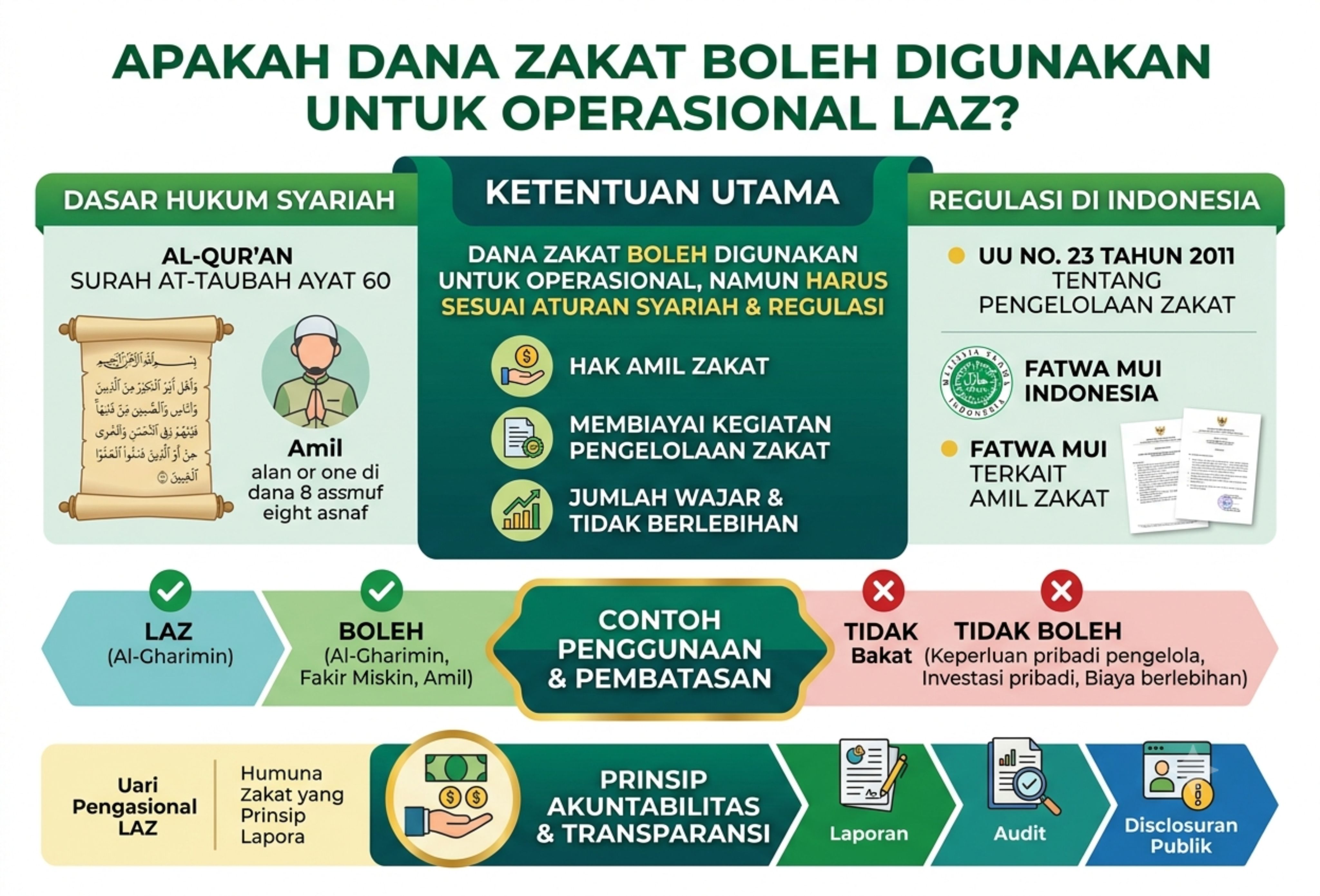 Apakah Dana Zakat Boleh Digunakan untuk Operasional LAZ?