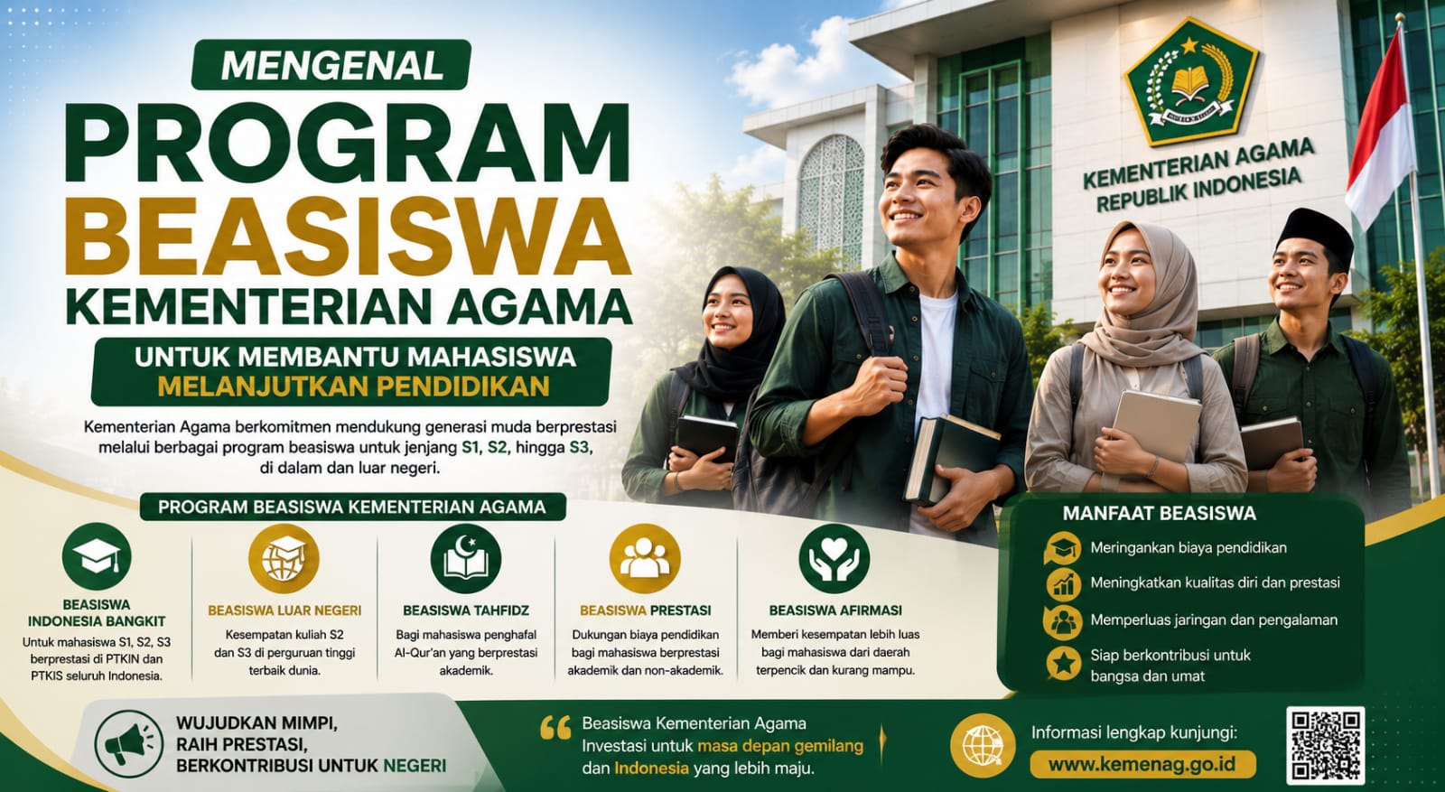 Mengenal Program Beasiswa Kementerian Agama Untuk Membantu Mahasiswa Melanjutkan Pendidikan