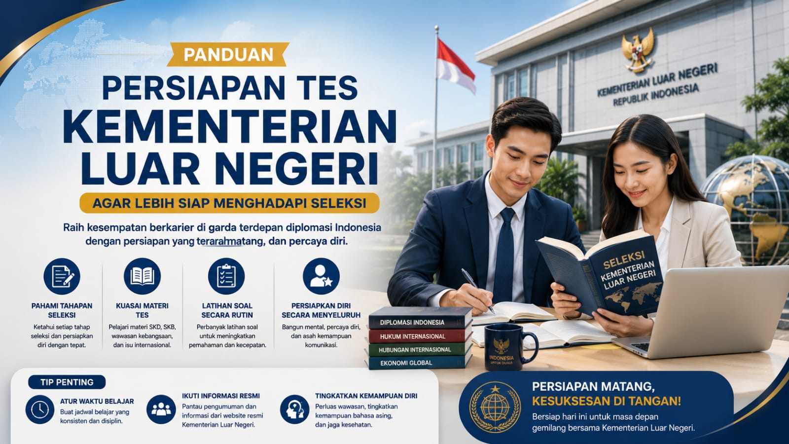 Panduan Persiapan Tes Kementerian Luar Negeri Agar Lebih Siap Menghadapi Seleksi