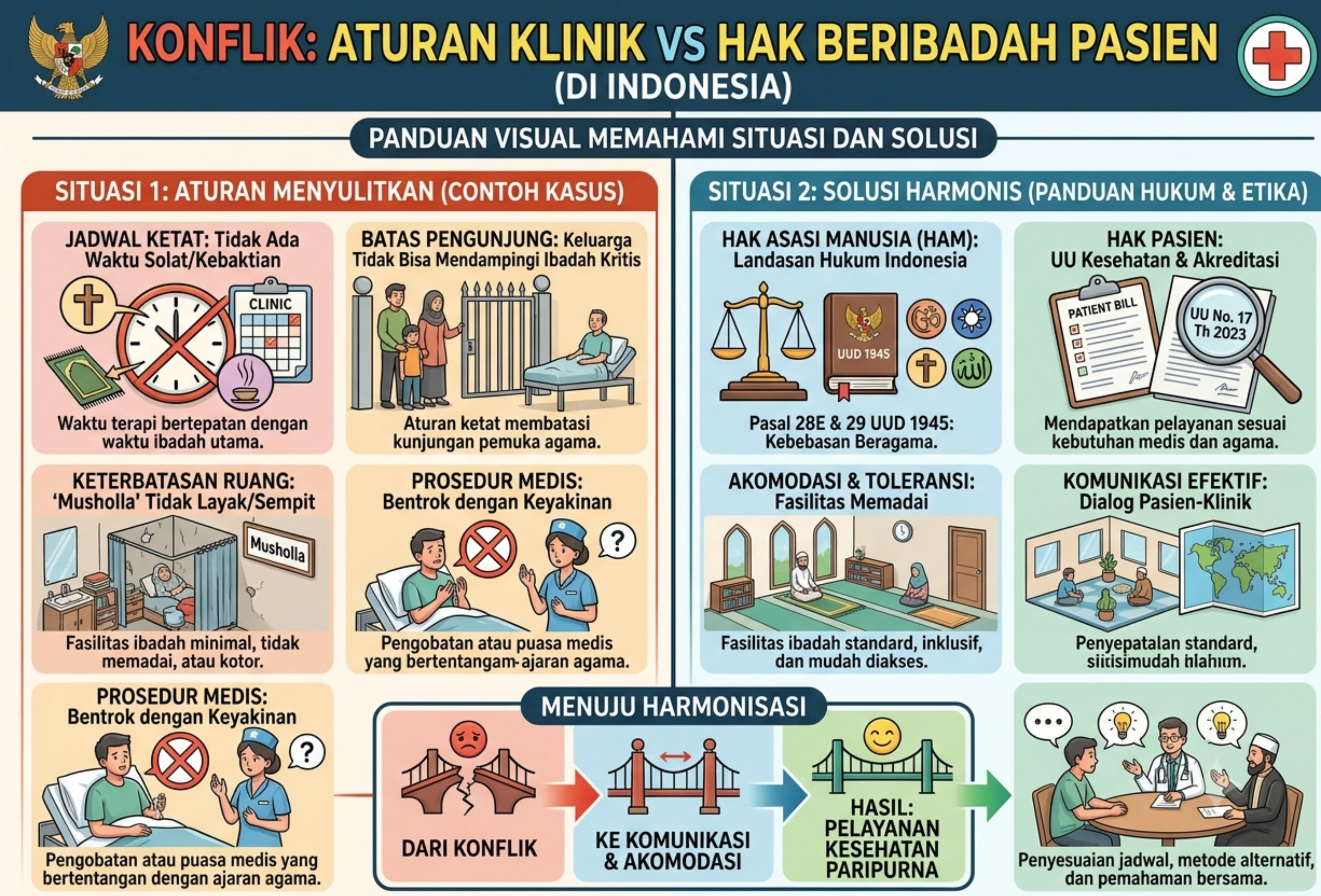 Jika Aturan Klinik Kesehatan Menghalangi Pasien Beribadah