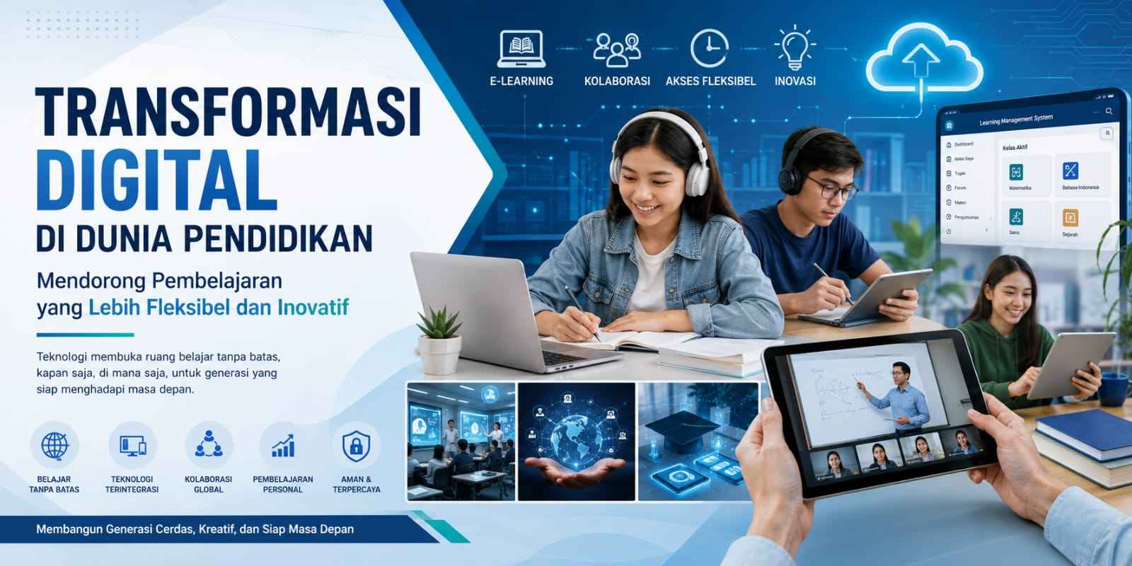 Transformasi Digital di Dunia Pendidikan Mendorong Pembelajaran yang Lebih Fleksibel dan Inovatif