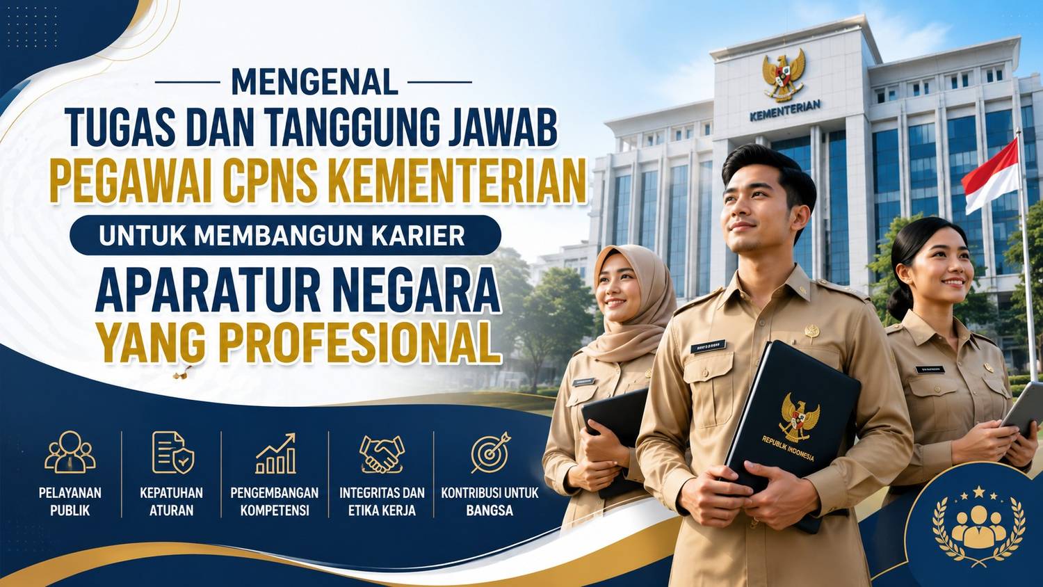  Mengenal Tugas dan Tanggung Jawab Pegawai CPNS Kementerian untuk Membangun Karier Aparatur Negara yang Profesional