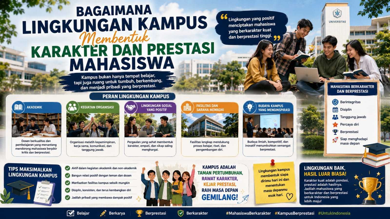 Bagaimana Lingkungan Kampus Membentuk Karakter dan Prestasi Mahasiswa?